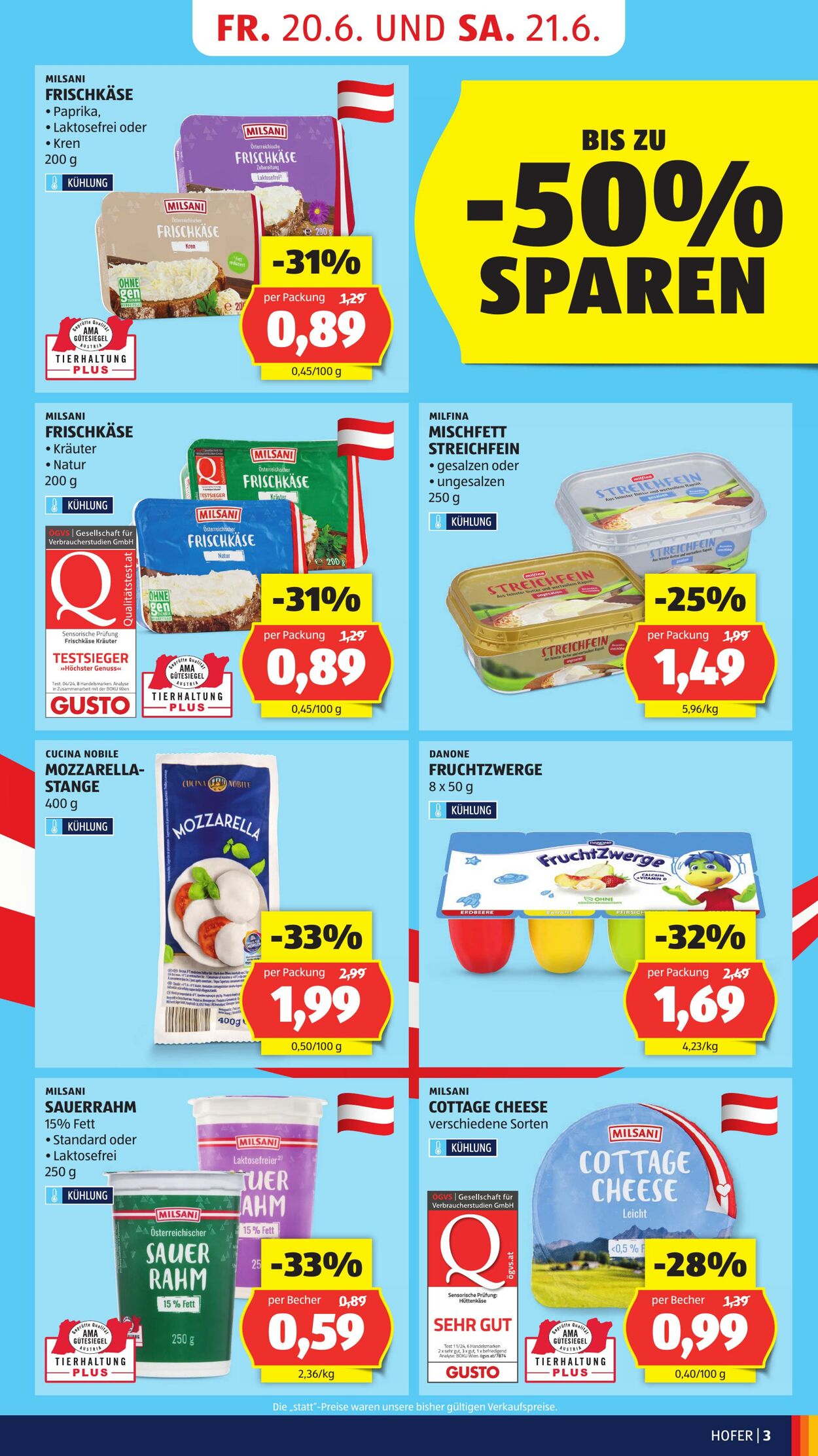 Prospekt Hofer 20.06.2025 - 26.06.2025