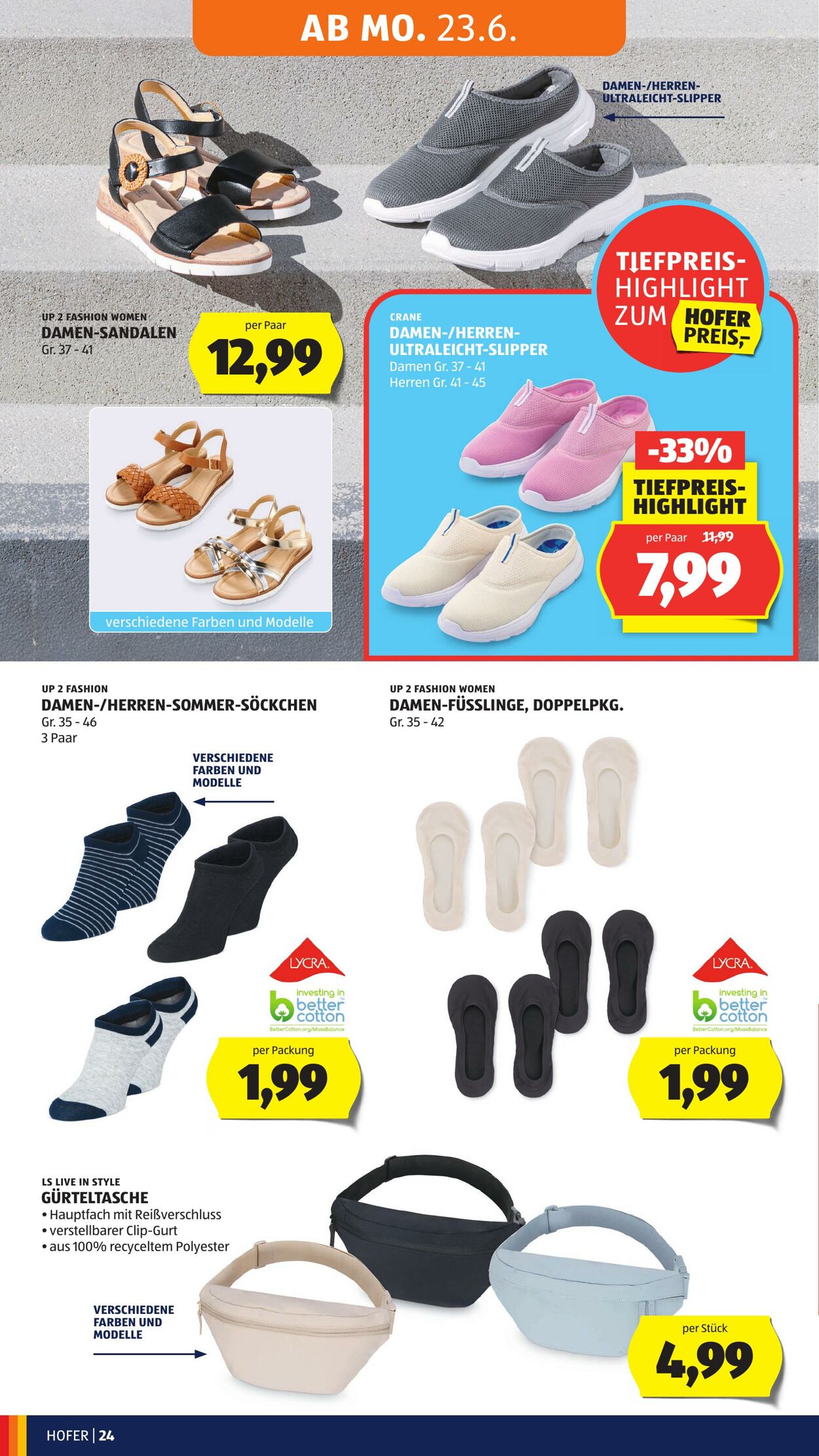 Prospekt Hofer 20.06.2025 - 26.06.2025
