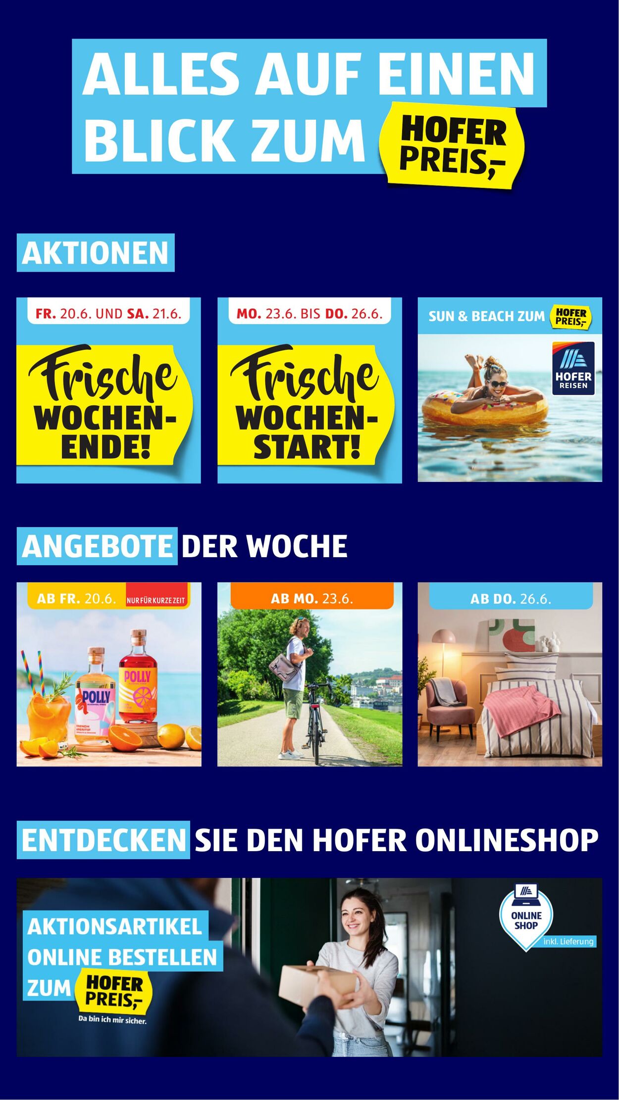 Prospekt Hofer 20.06.2025 - 26.06.2025