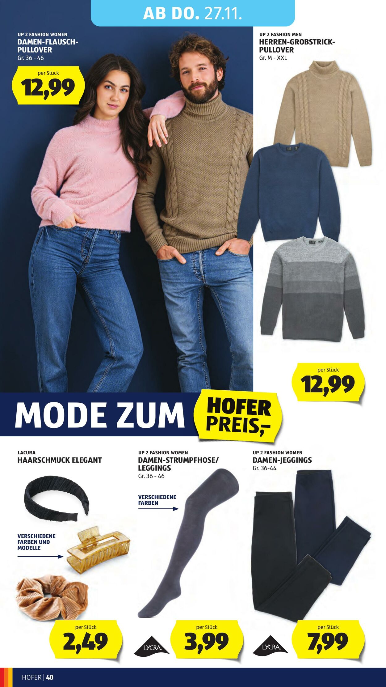 Prospekt Hofer 21.11.2025 - 27.11.2025