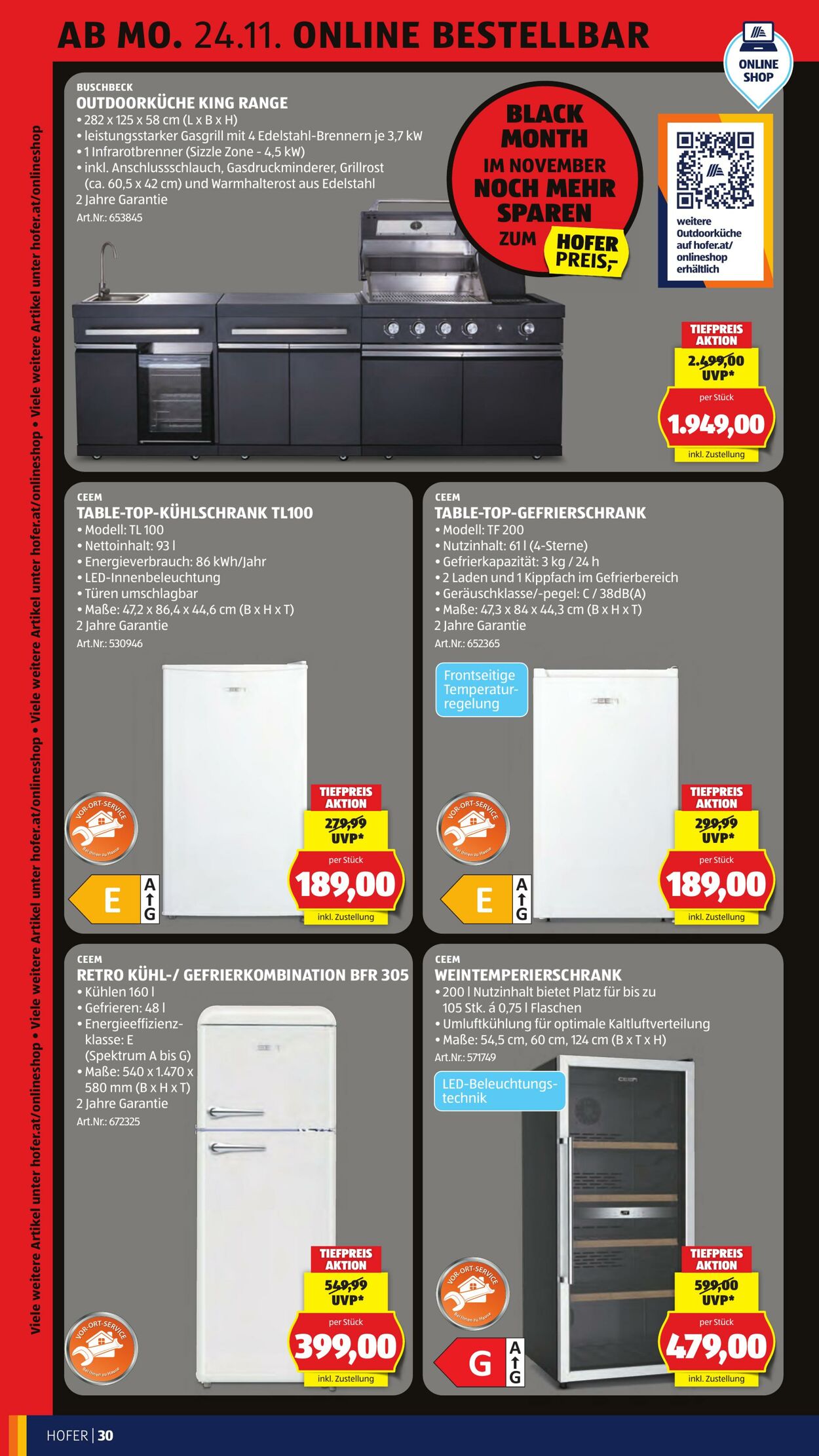 Prospekt Hofer 21.11.2025 - 27.11.2025