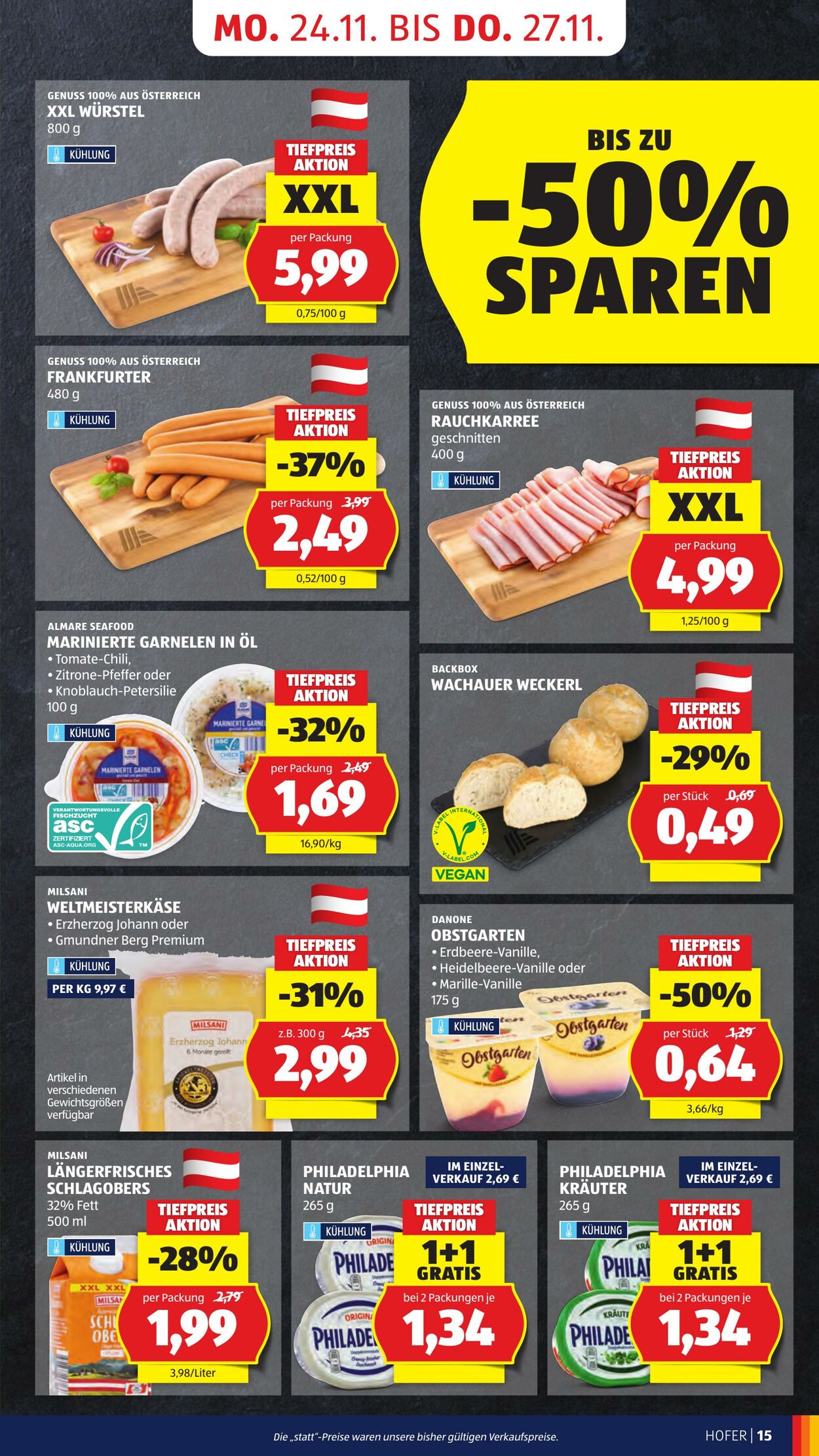 Prospekt Hofer 21.11.2025 - 27.11.2025