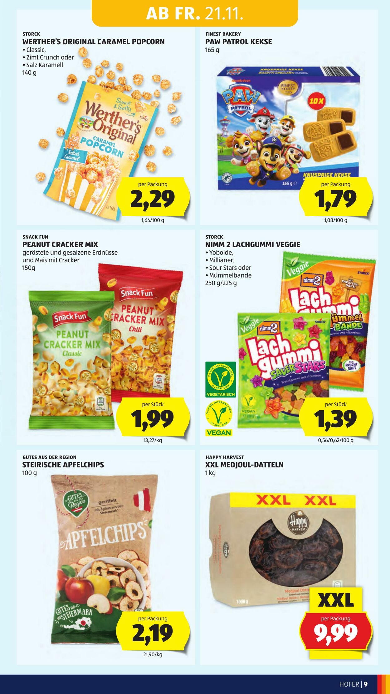 Prospekt Hofer 21.11.2025 - 27.11.2025