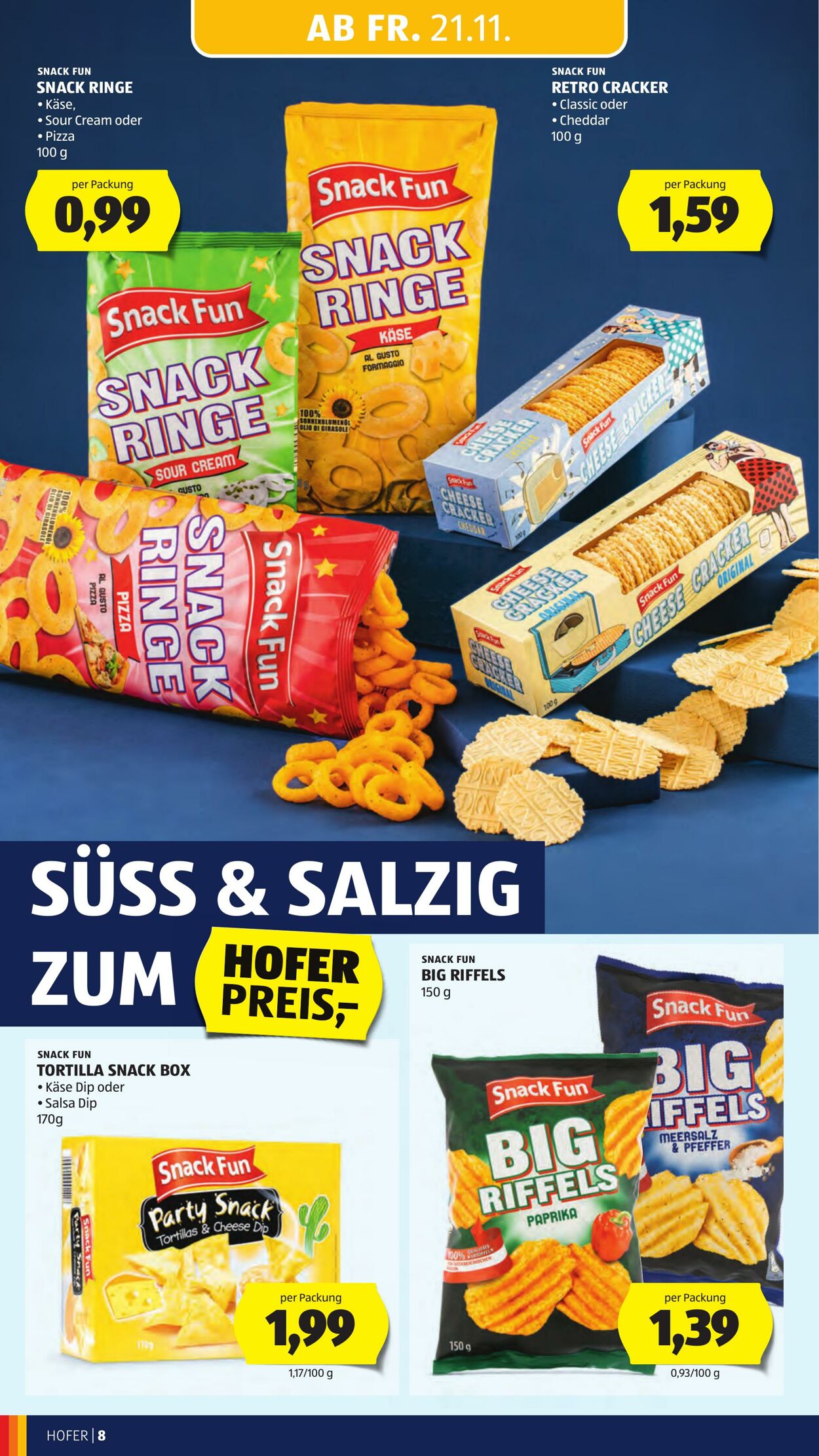 Prospekt Hofer 21.11.2025 - 27.11.2025