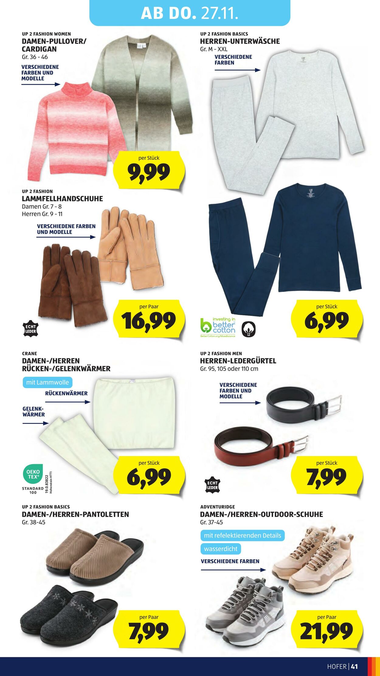 Prospekt Hofer 21.11.2025 - 27.11.2025