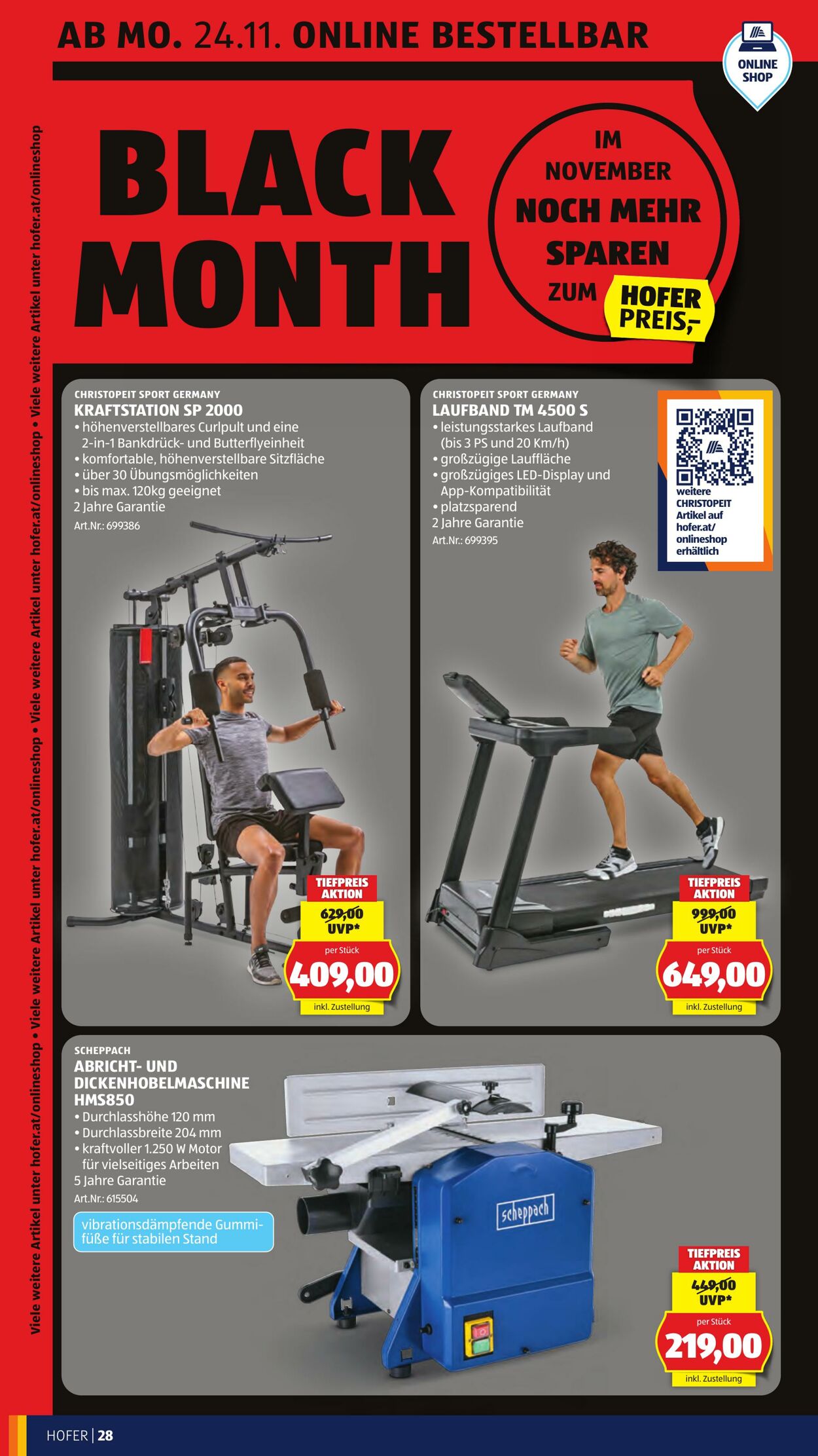 Prospekt Hofer 21.11.2025 - 27.11.2025