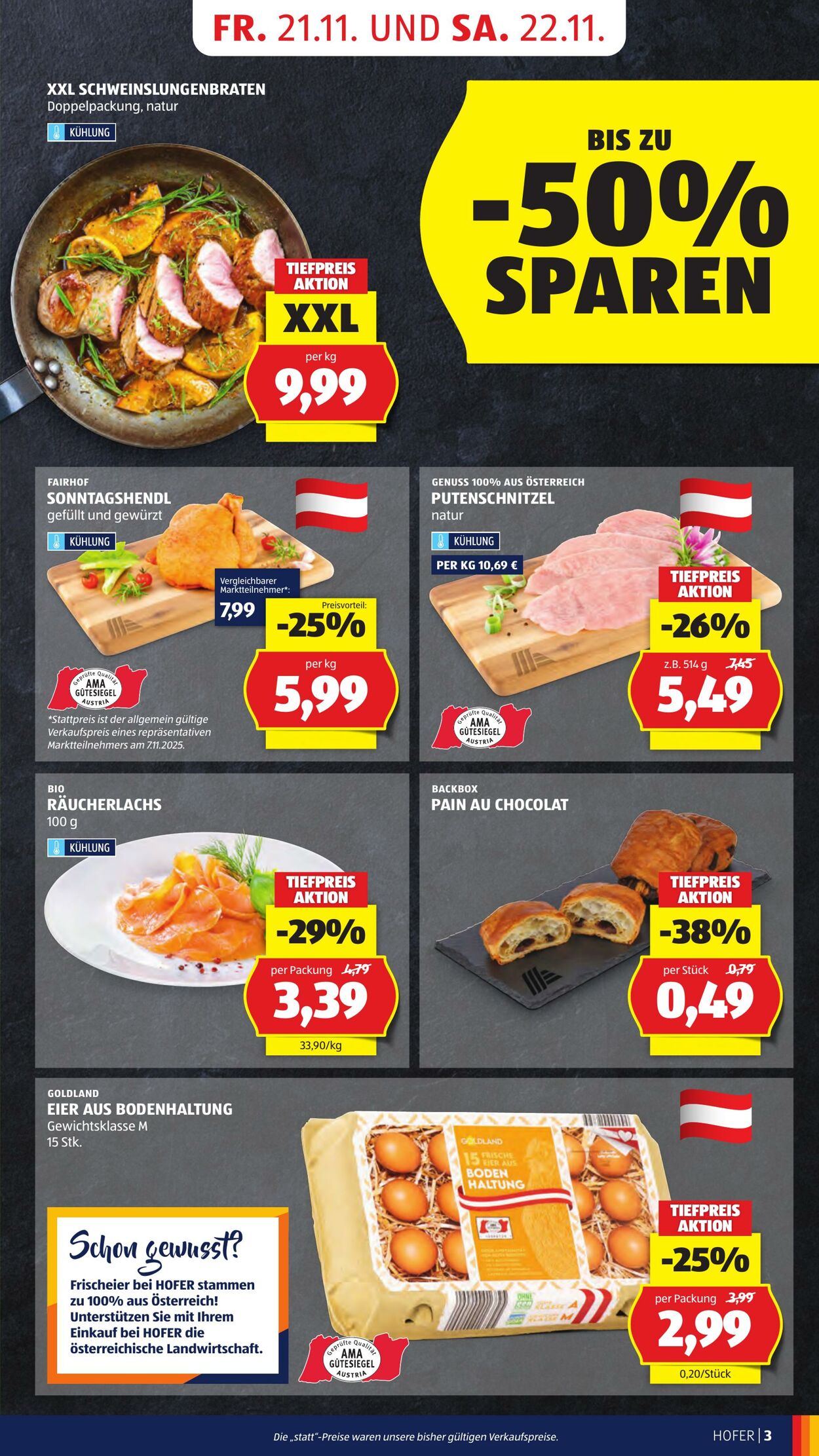 Prospekt Hofer 21.11.2025 - 27.11.2025