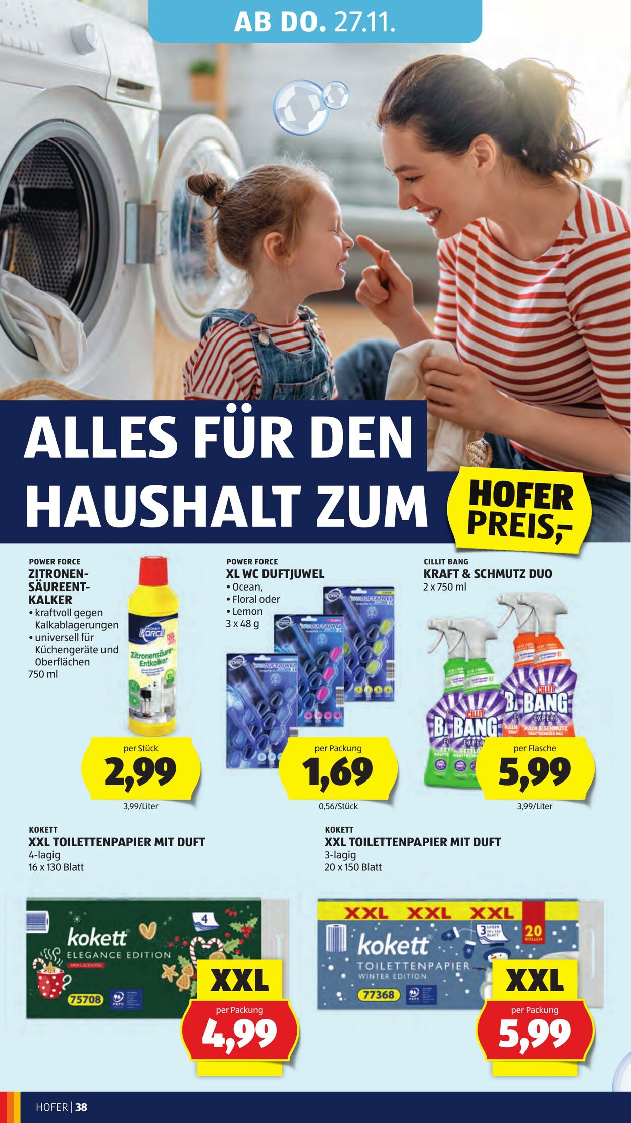 Prospekt Hofer 21.11.2025 - 27.11.2025