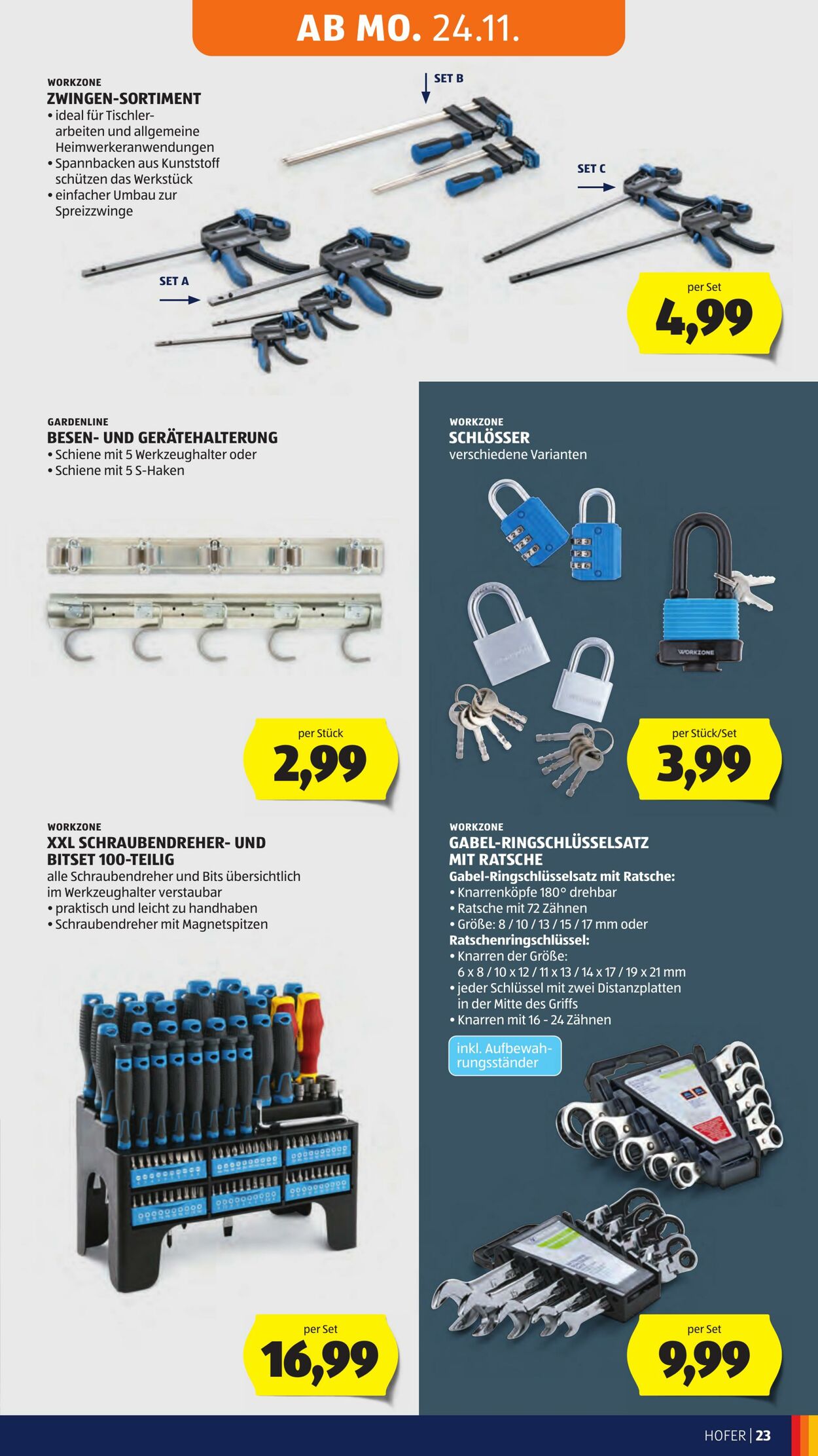 Prospekt Hofer 21.11.2025 - 27.11.2025