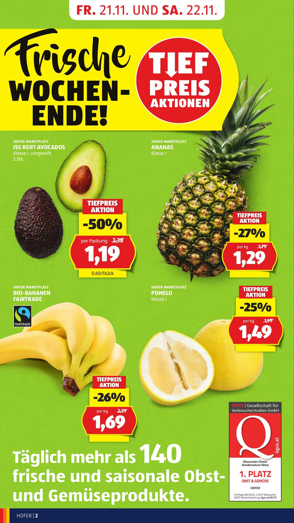 Prospekt Hofer 21.11.2025 - 27.11.2025