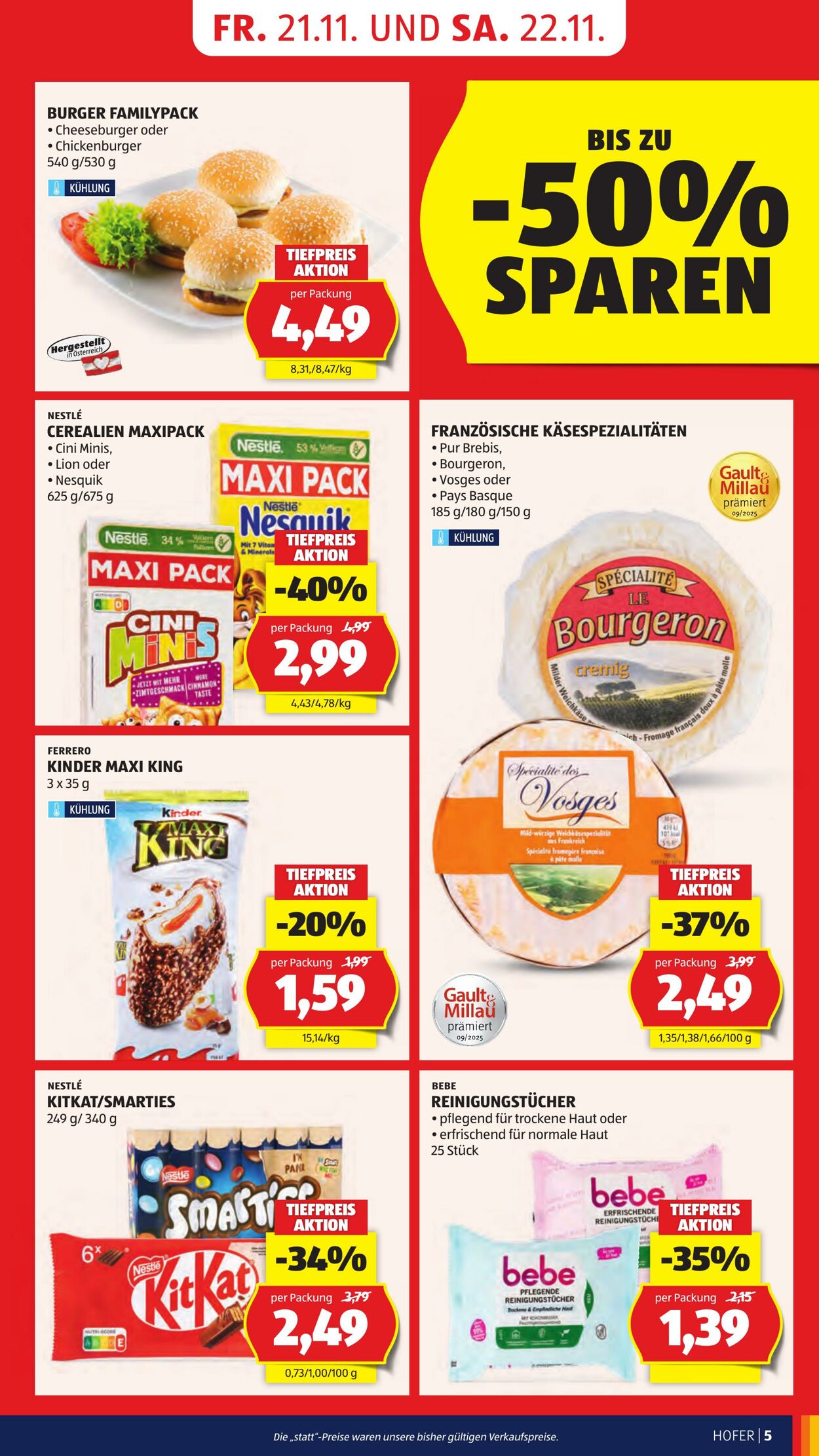 Prospekt Hofer 21.11.2025 - 27.11.2025