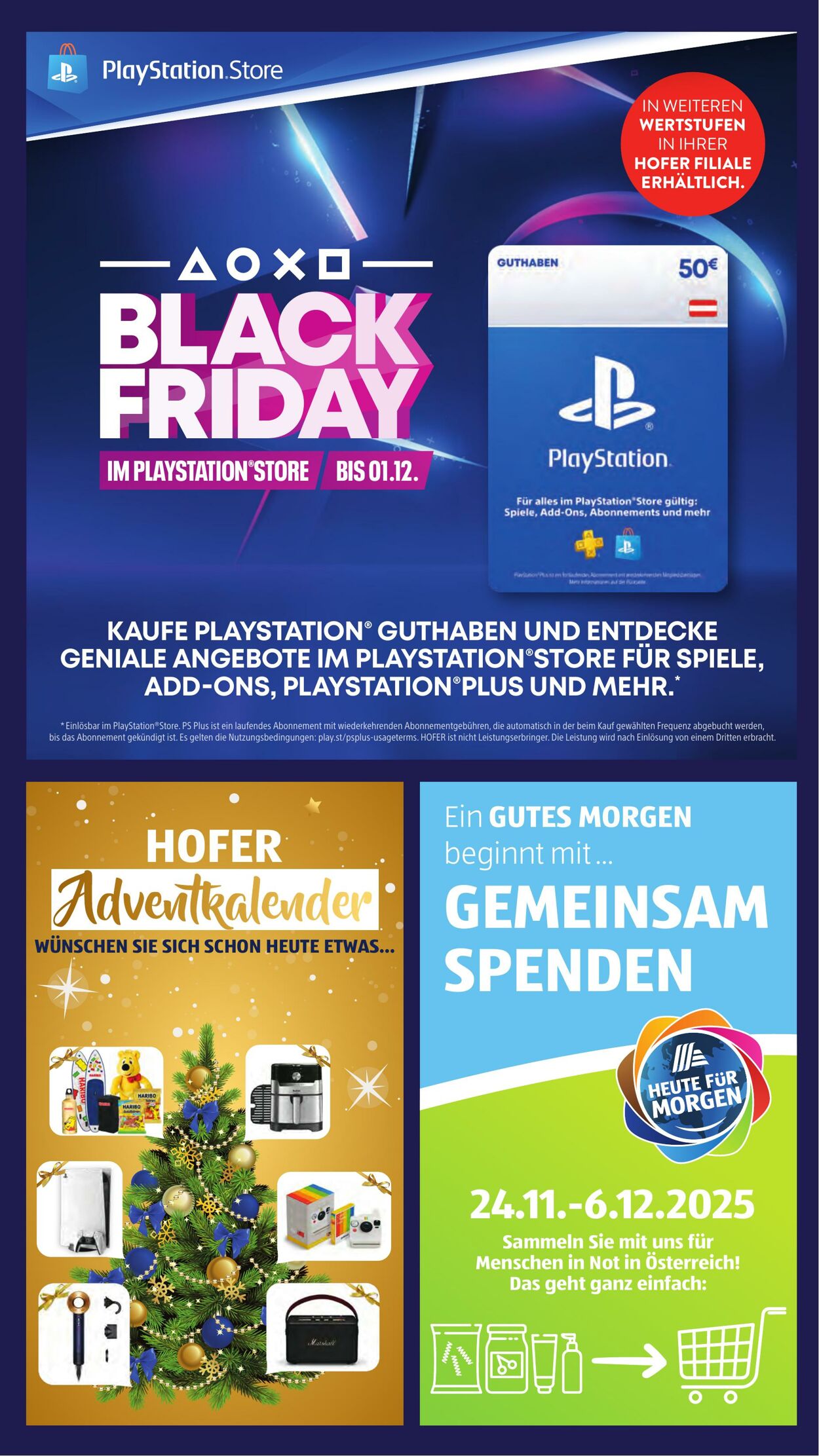 Prospekt Hofer 21.11.2025 - 27.11.2025