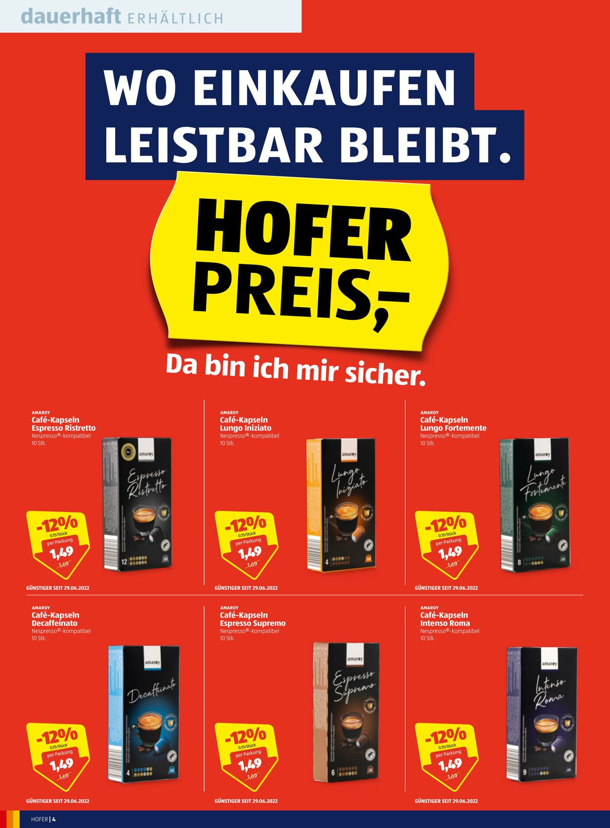 Prospekt Hofer 22.07.2022 - 28.07.2022