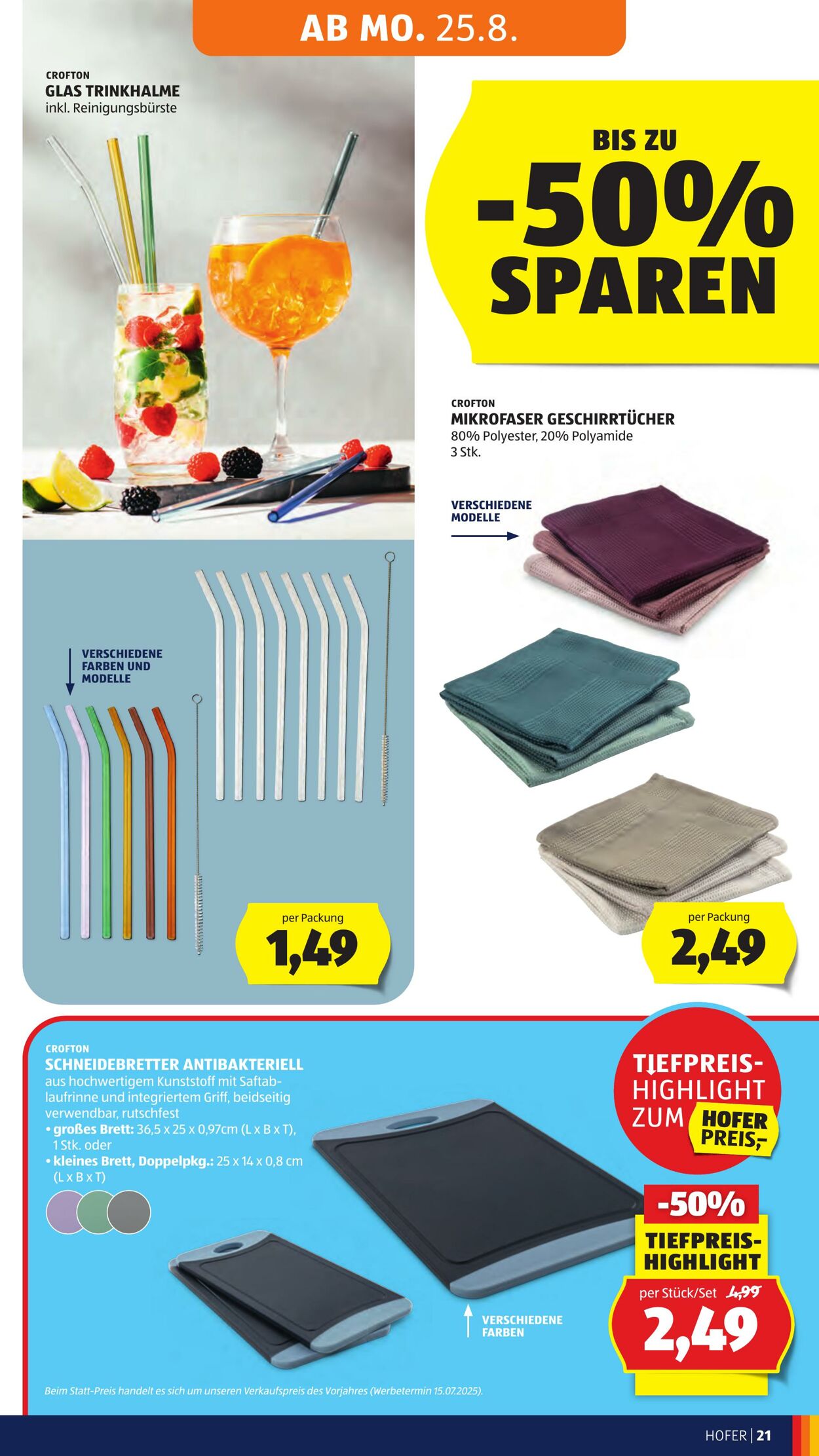 Prospekt Hofer 22.08.2025 - 28.08.2025