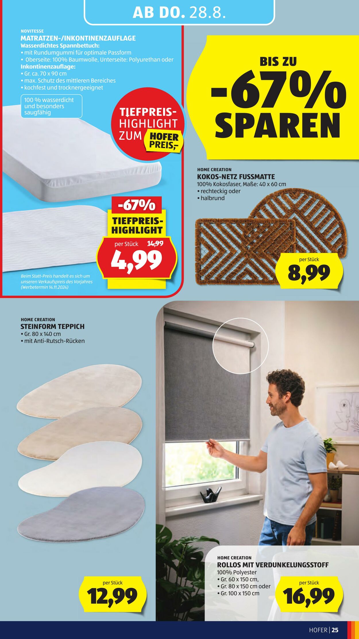 Prospekt Hofer 22.08.2025 - 28.08.2025
