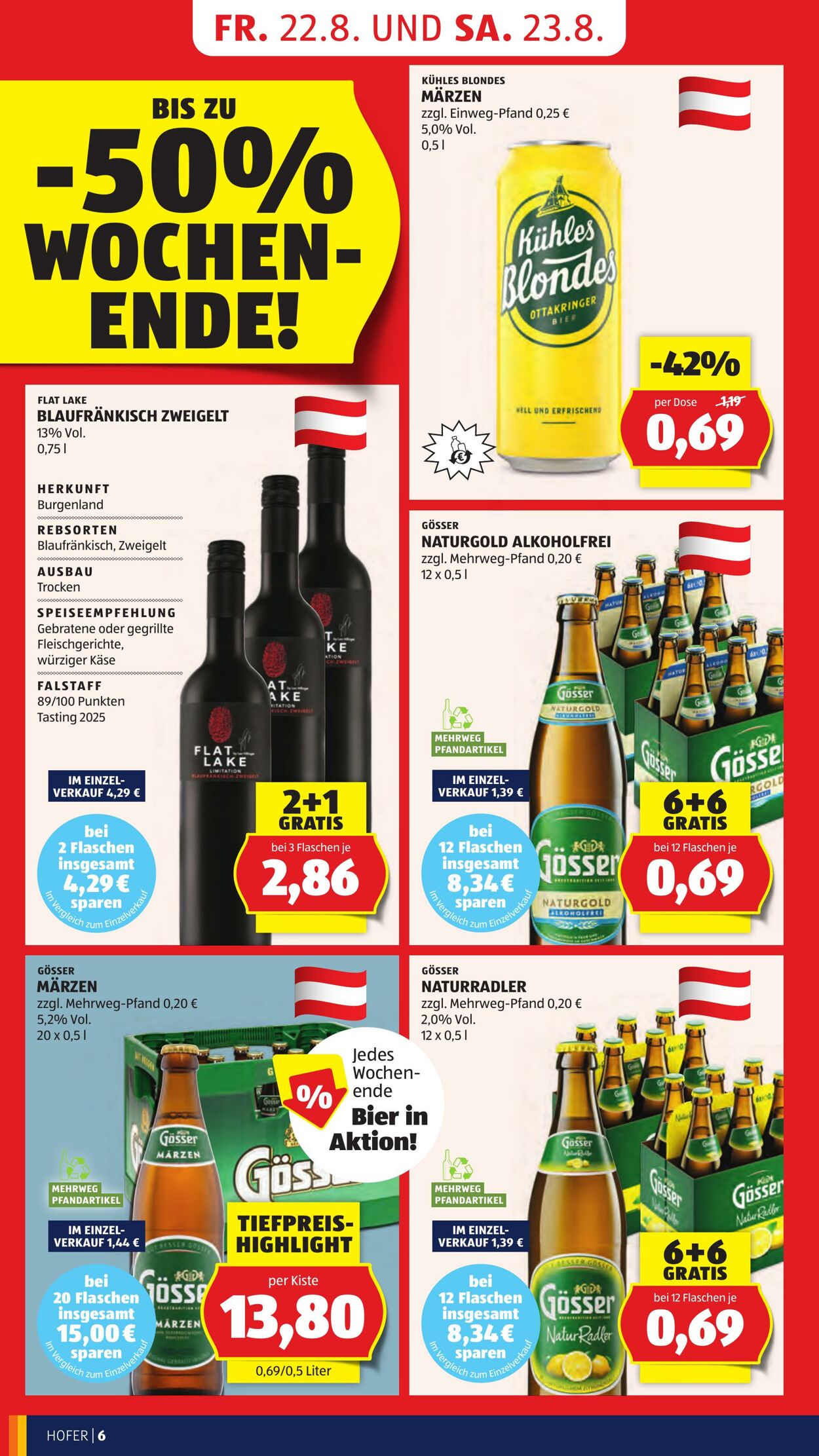 Prospekt Hofer 22.08.2025 - 28.08.2025