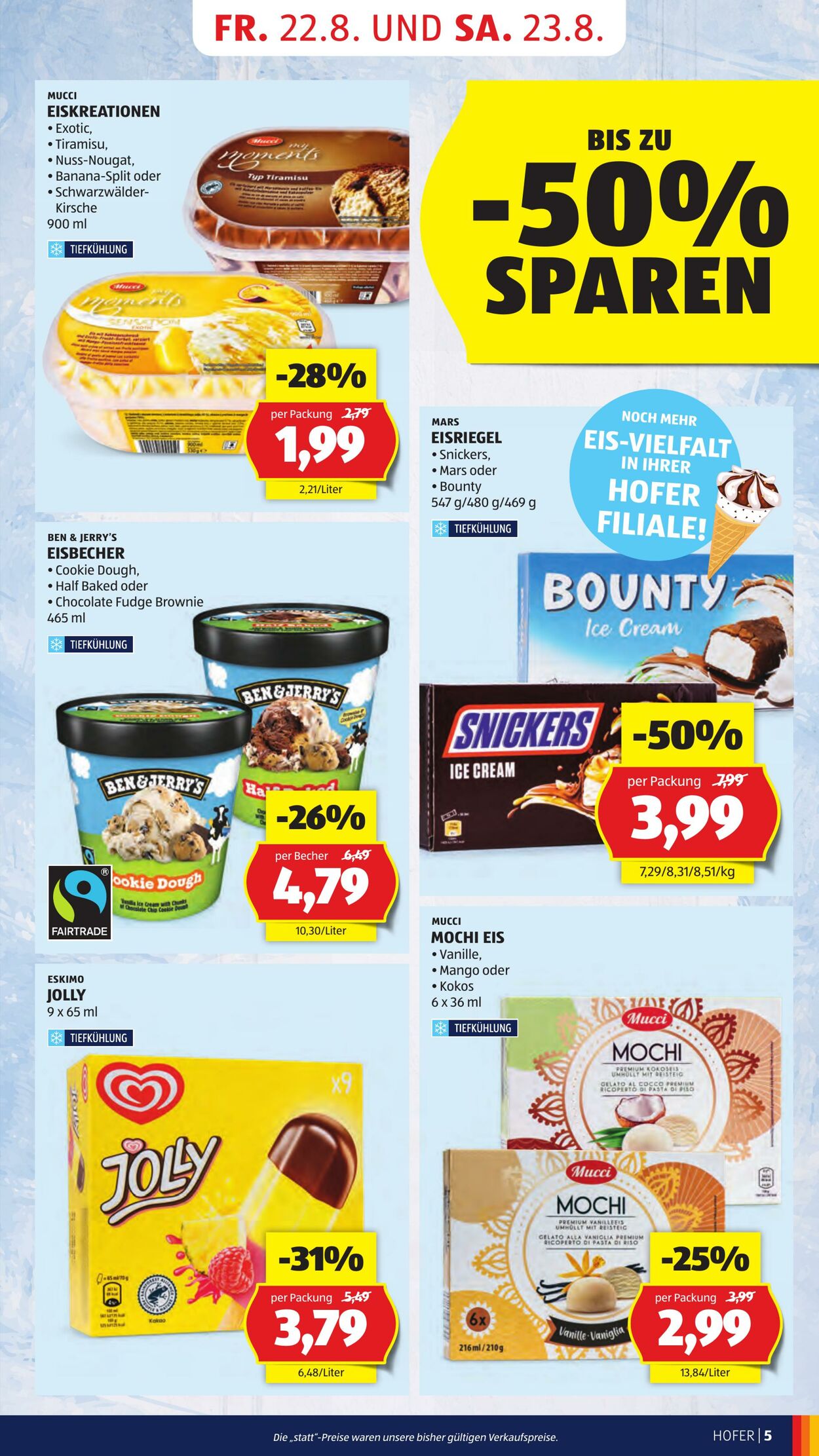 Prospekt Hofer 22.08.2025 - 28.08.2025