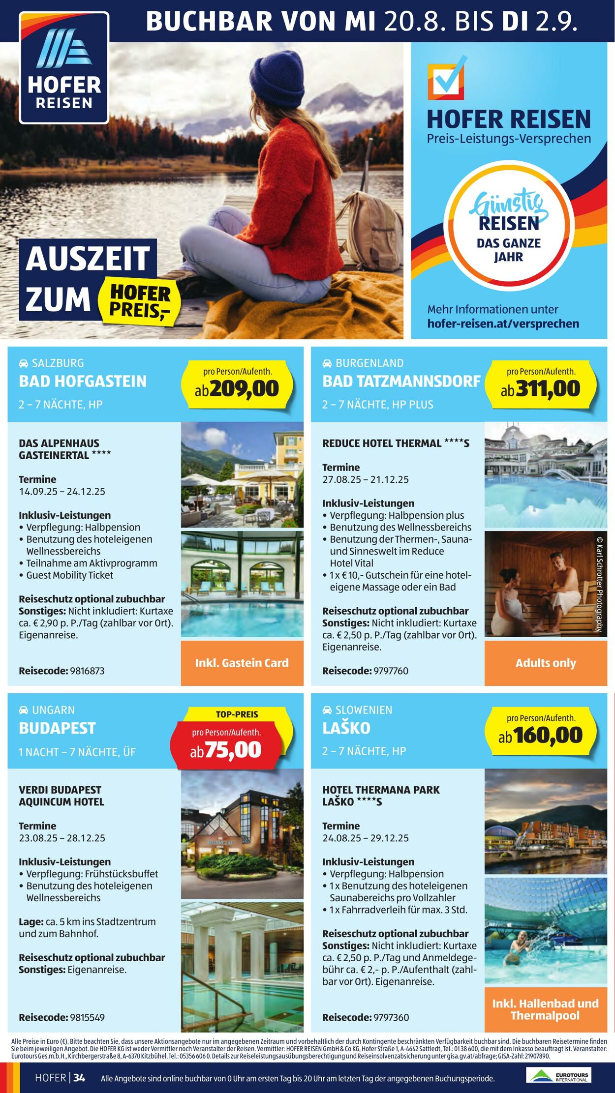 Prospekt Hofer 22.08.2025 - 28.08.2025