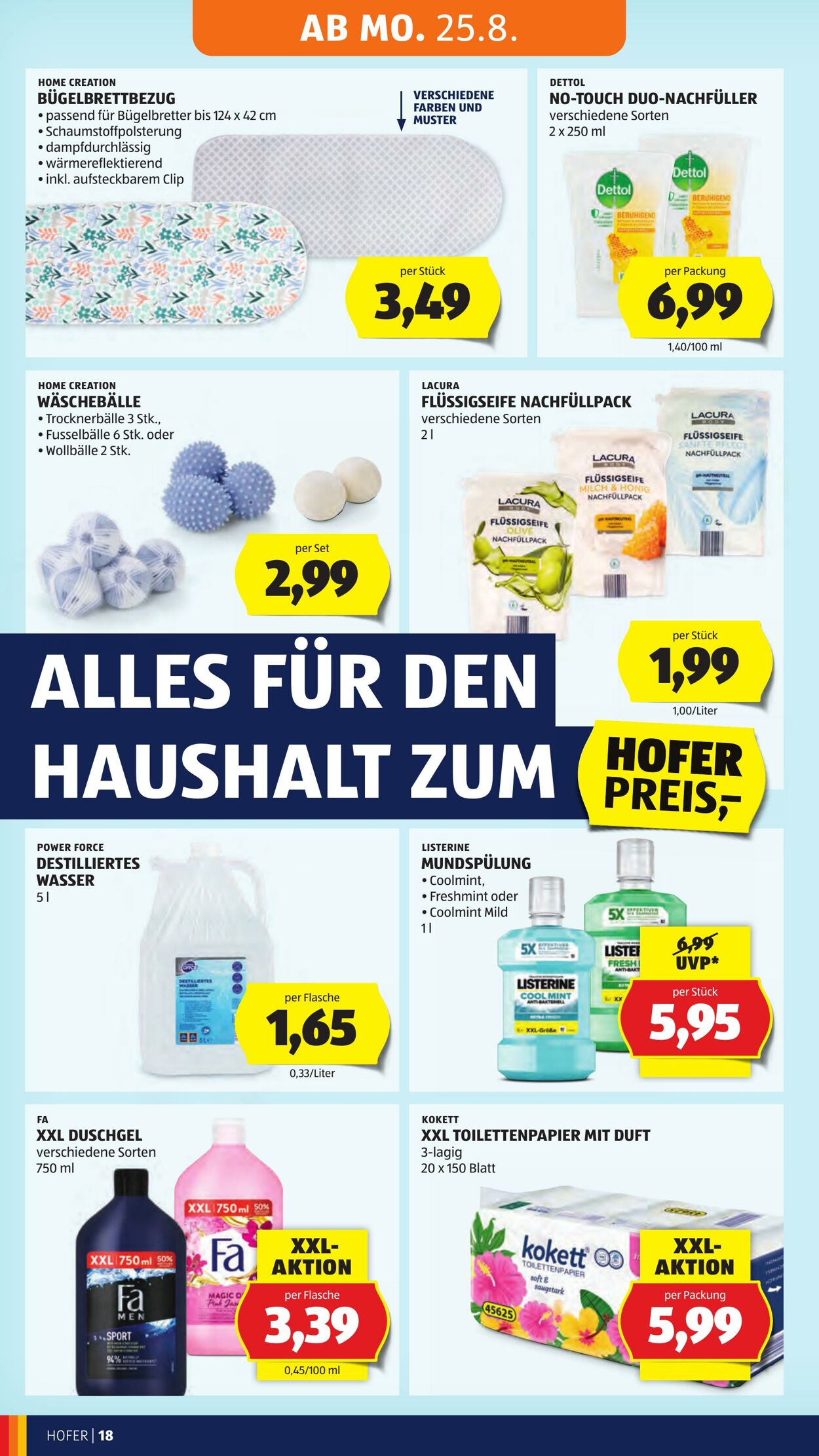 Prospekt Hofer 22.08.2025 - 28.08.2025
