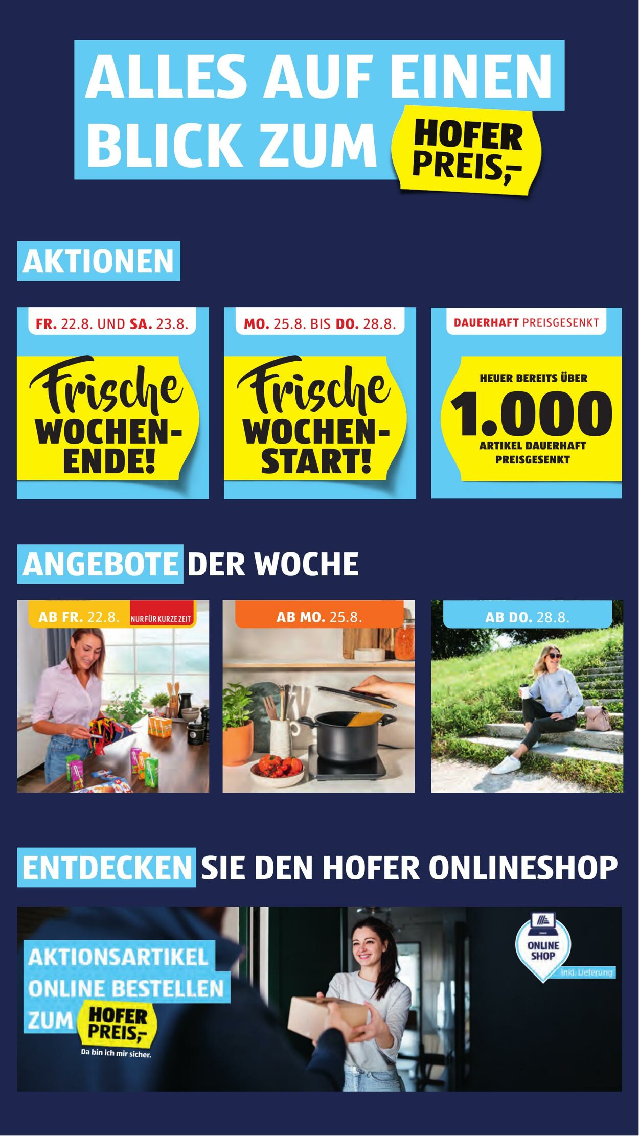 Prospekt Hofer 22.08.2025 - 28.08.2025