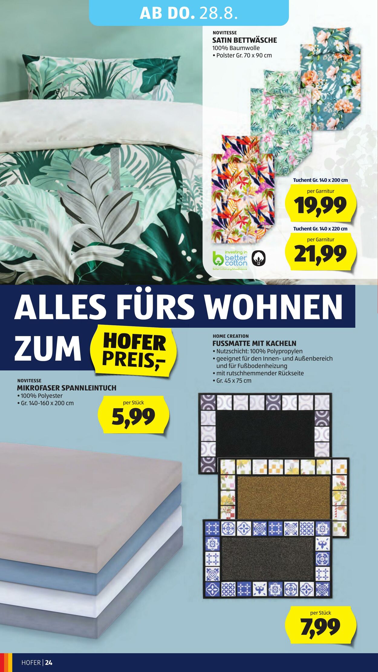 Prospekt Hofer 22.08.2025 - 28.08.2025