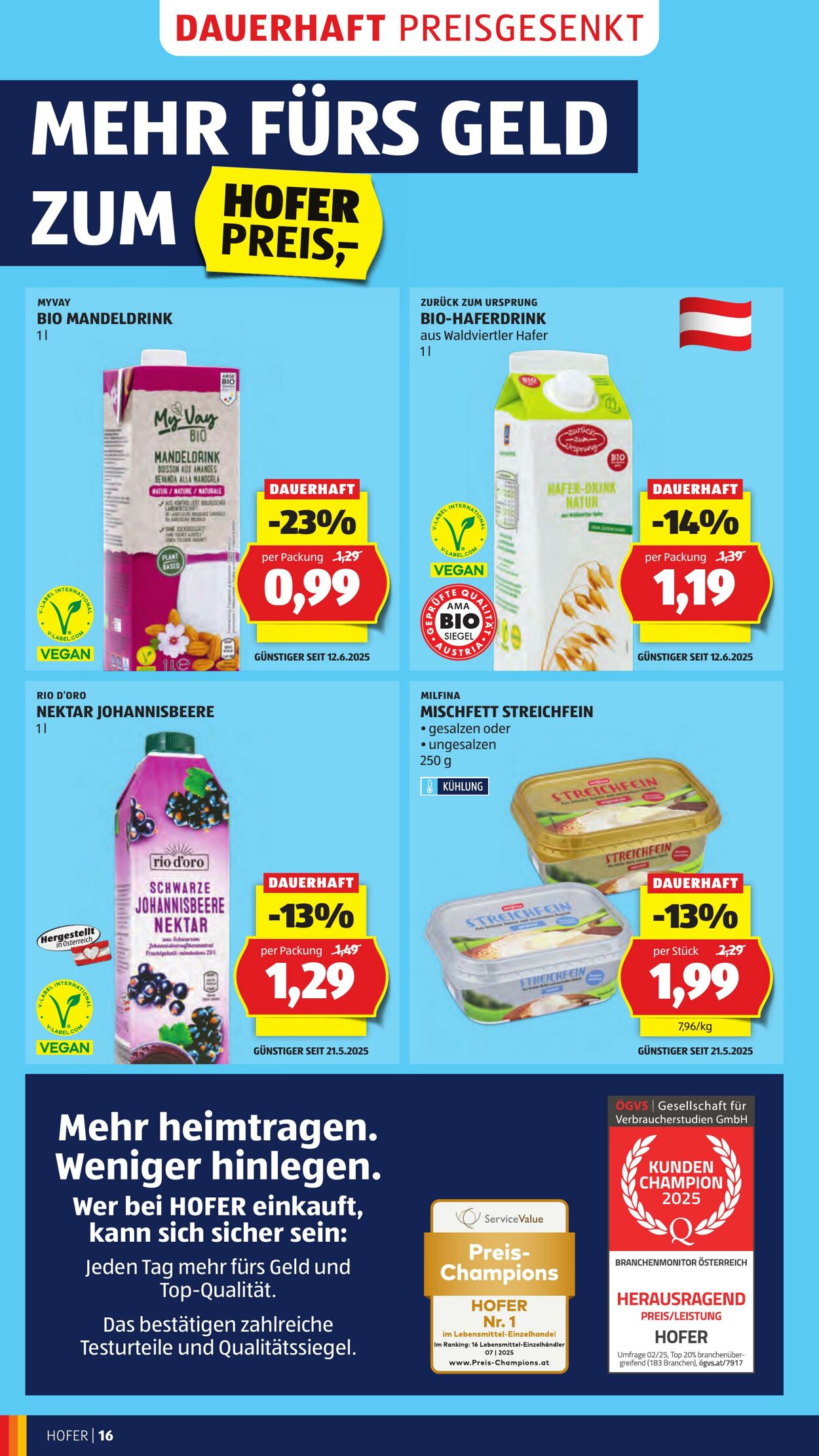 Prospekt Hofer 22.08.2025 - 28.08.2025