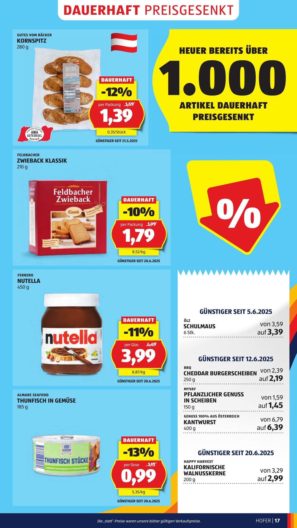 Prospekt Hofer 22.08.2025 - 28.08.2025