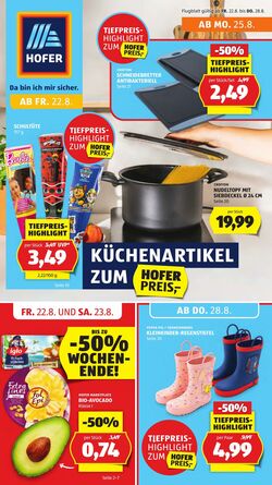 Prospekt Hofer 22.08.2025 - 28.08.2025