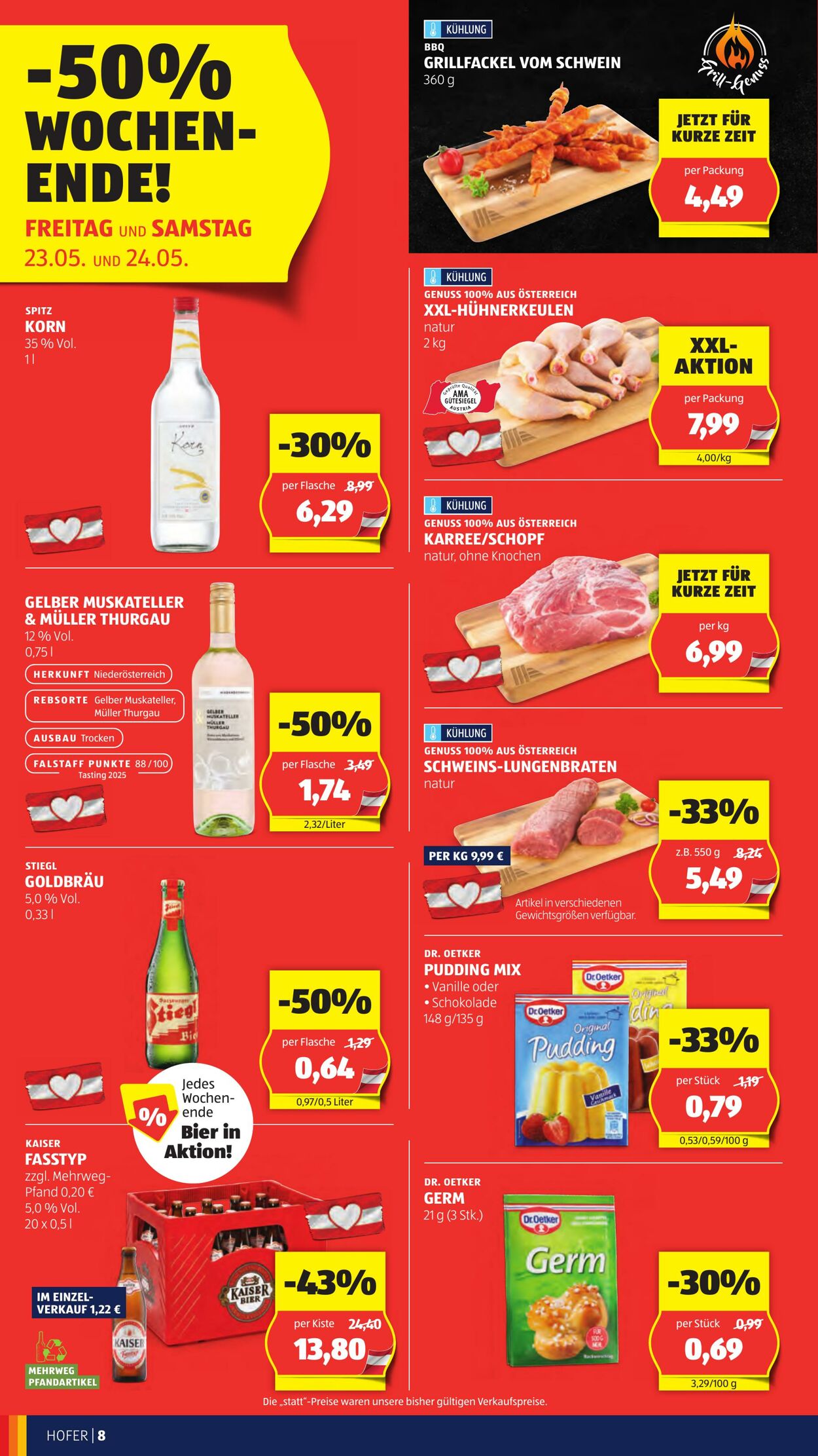 Prospekt Hofer 23.05.2025 - 28.05.2025