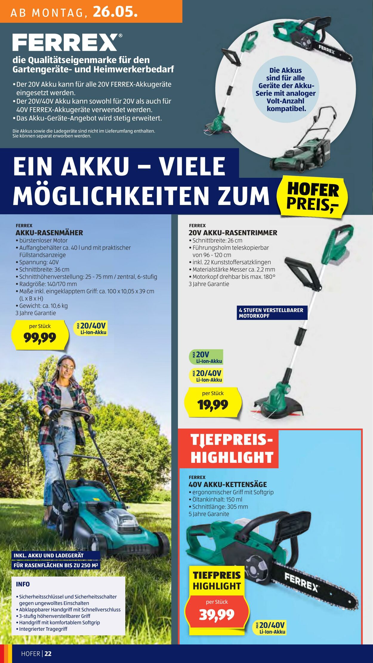 Prospekt Hofer 23.05.2025 - 28.05.2025