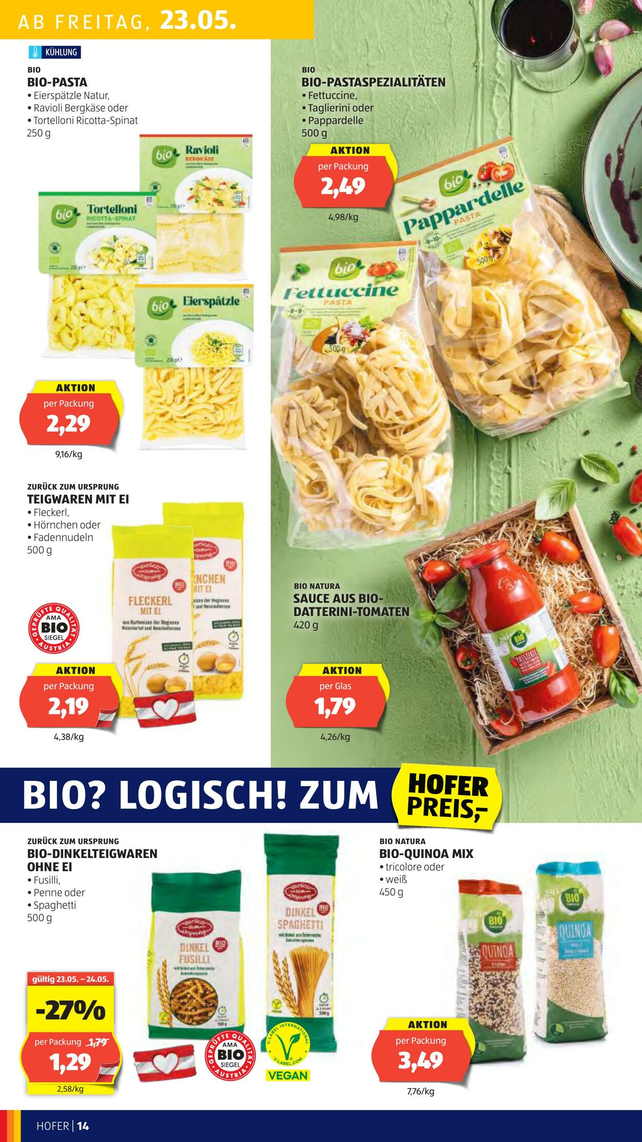 Prospekt Hofer 23.05.2025 - 28.05.2025