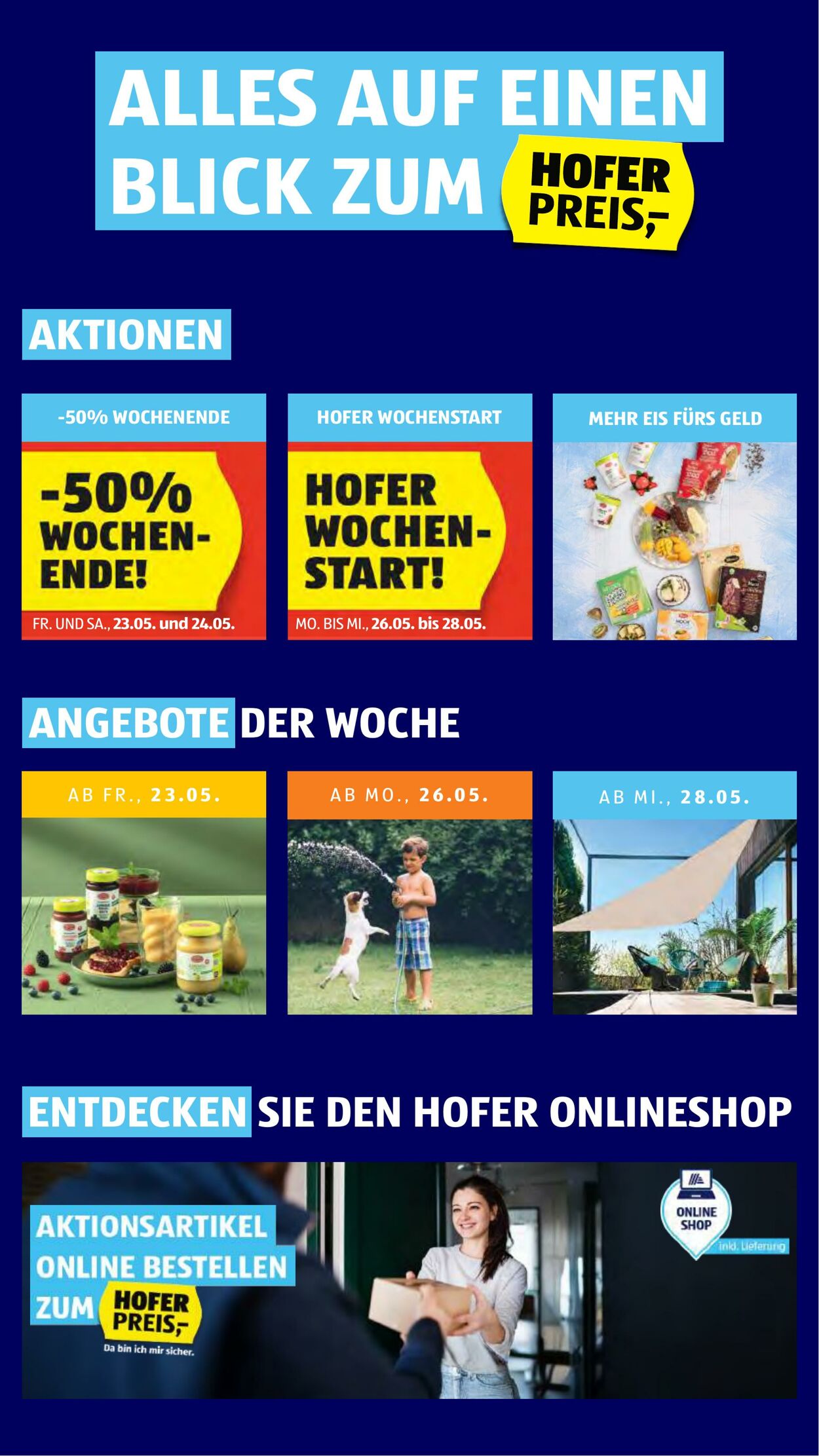 Prospekt Hofer 23.05.2025 - 28.05.2025