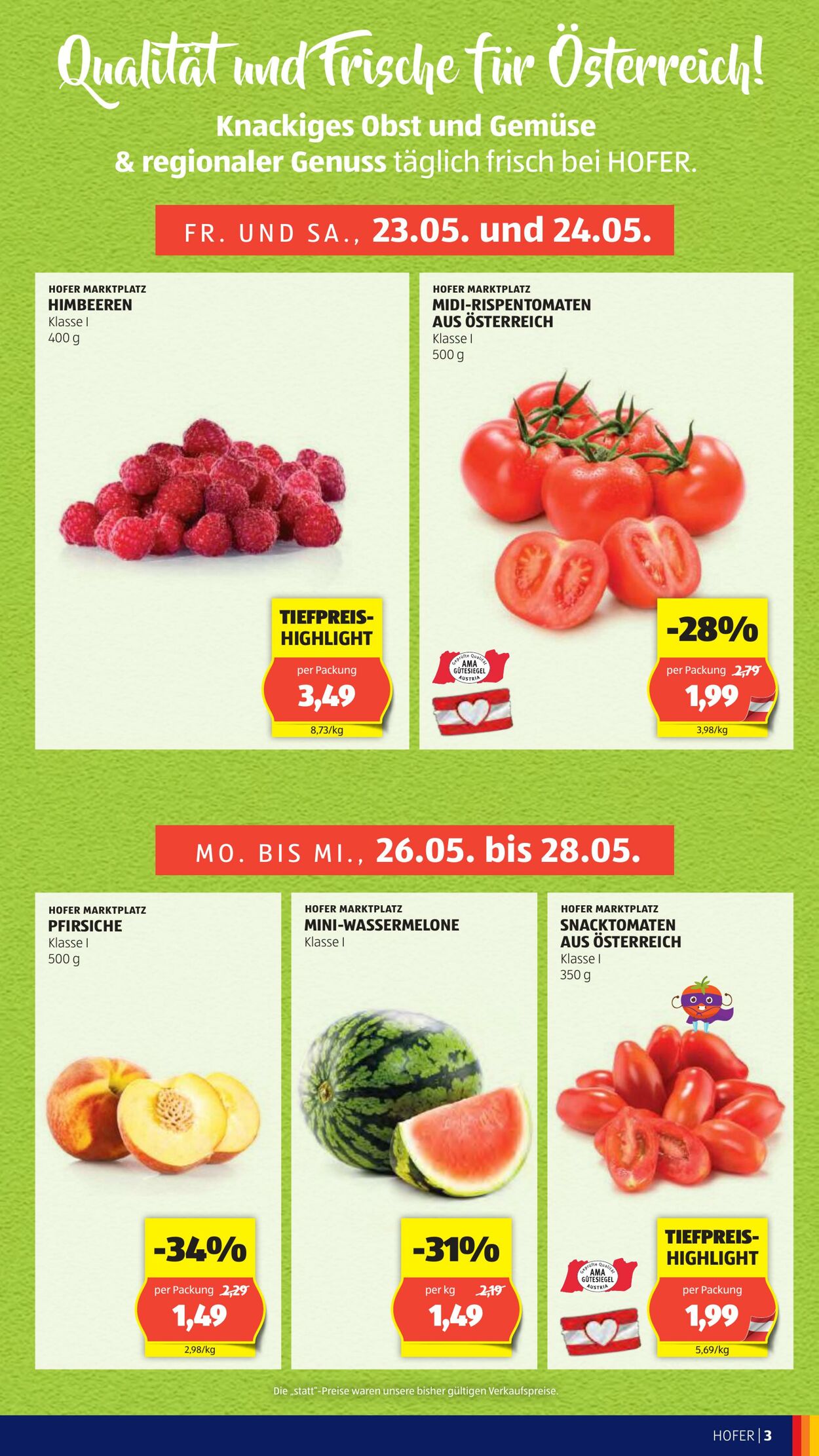 Prospekt Hofer 23.05.2025 - 28.05.2025