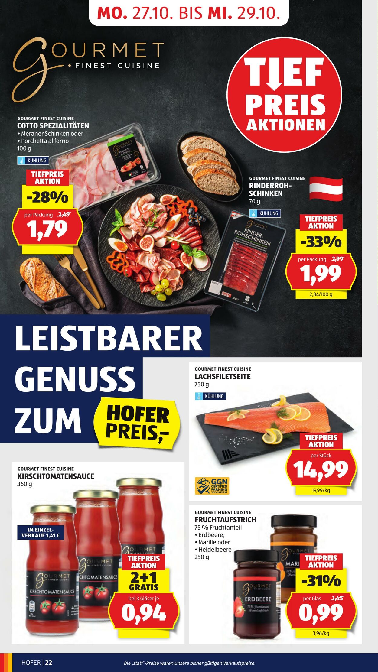 Prospekt Hofer 24.10.2025 - 30.10.2025