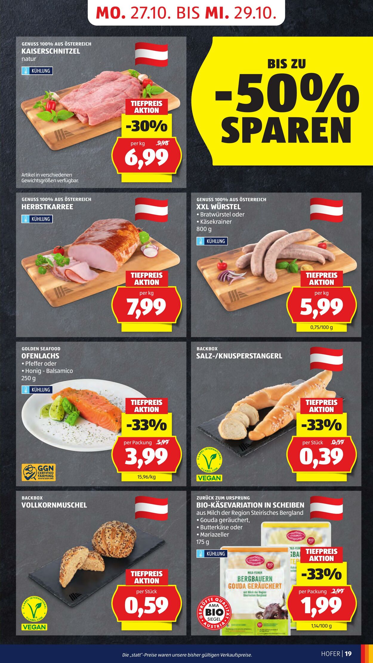 Prospekt Hofer 24.10.2025 - 30.10.2025