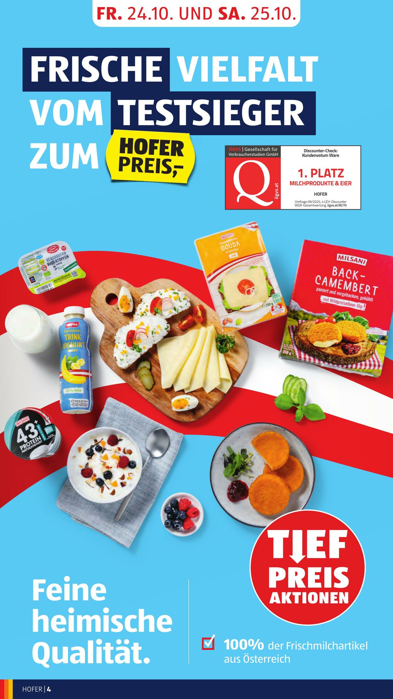 Prospekt Hofer 24.10.2025 - 30.10.2025