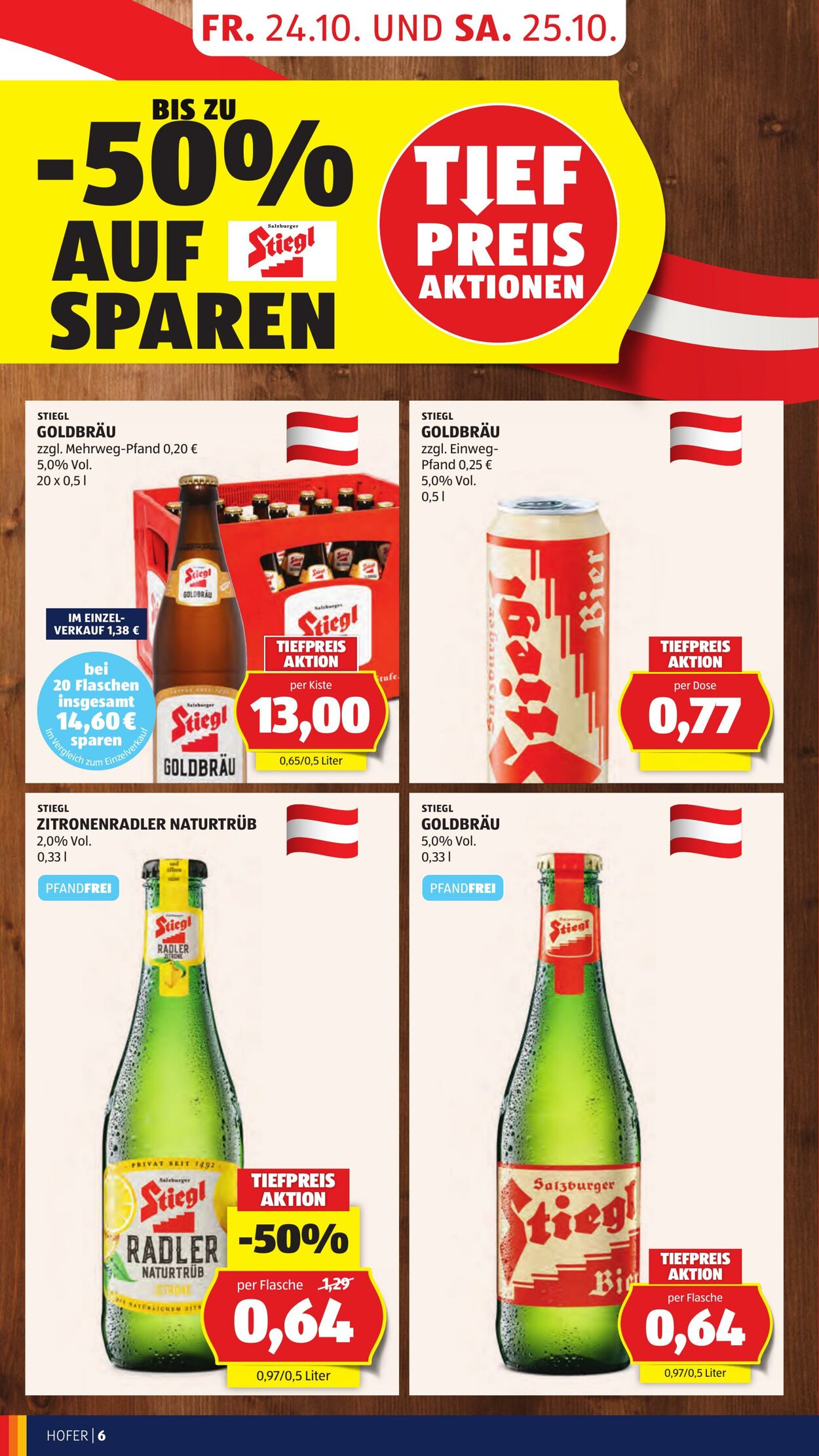 Prospekt Hofer 24.10.2025 - 30.10.2025