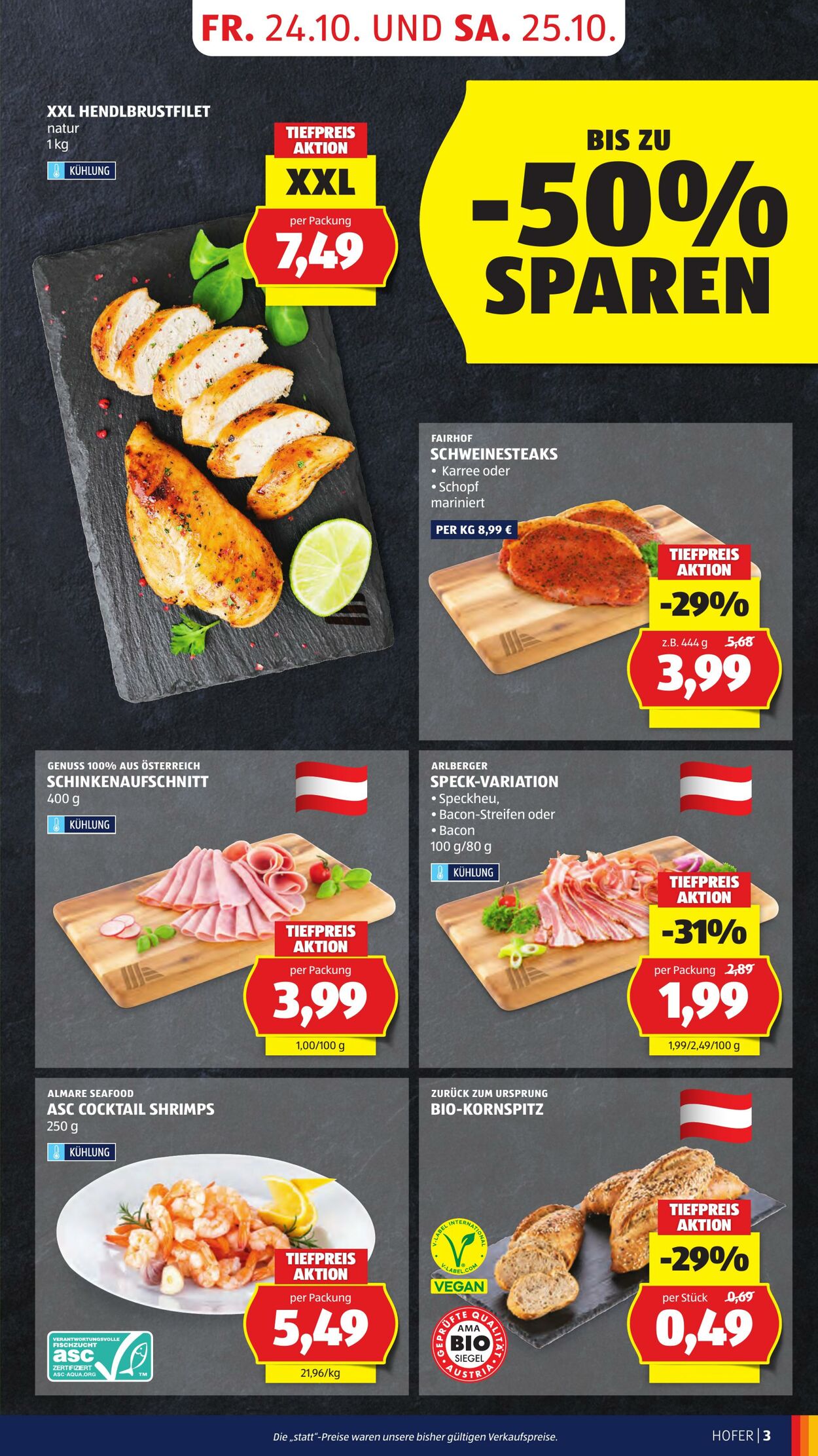 Prospekt Hofer 24.10.2025 - 30.10.2025