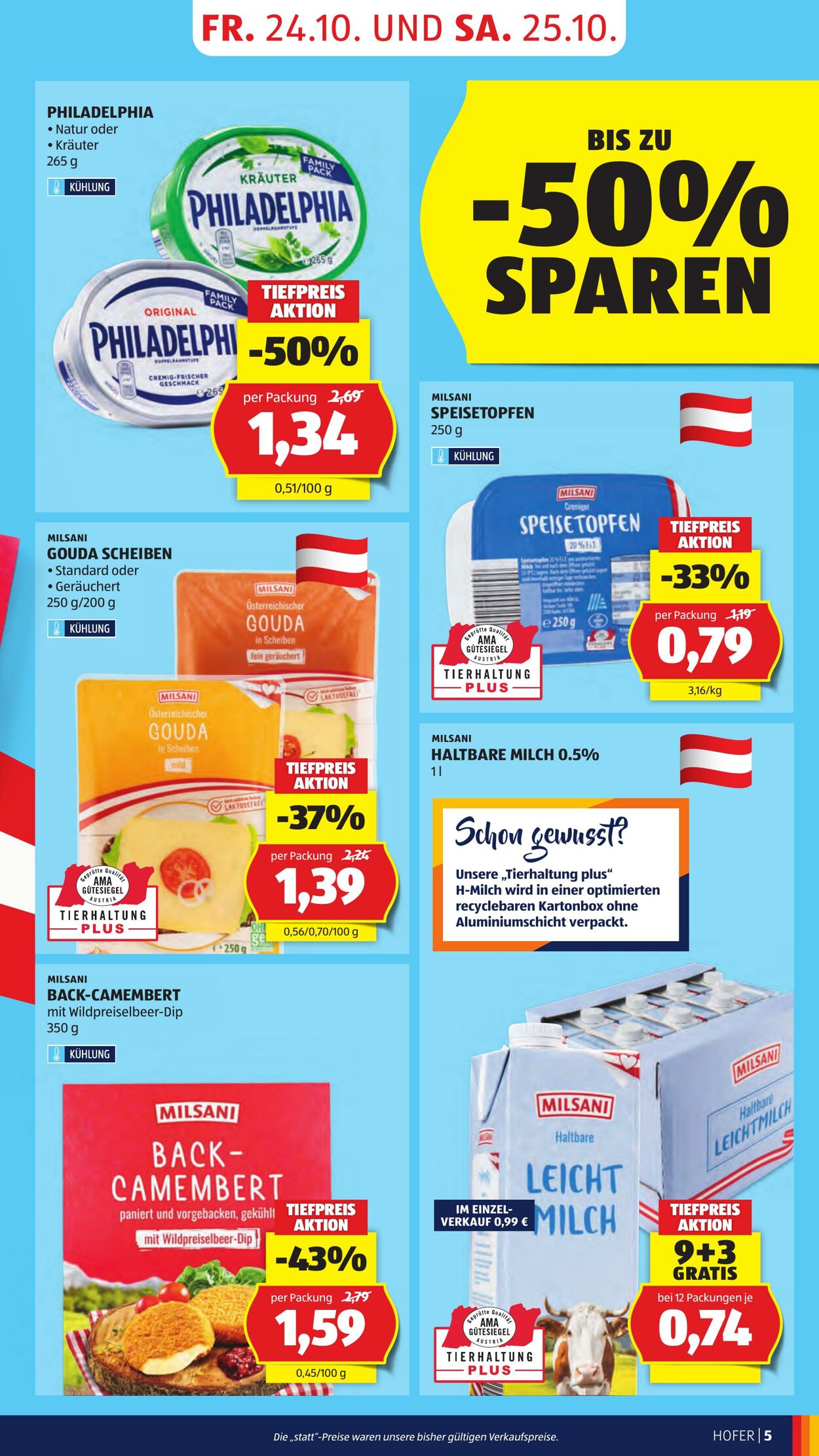 Prospekt Hofer 24.10.2025 - 30.10.2025