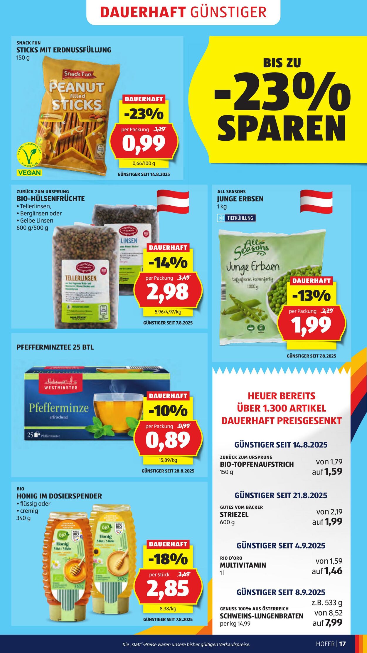 Prospekt Hofer 24.10.2025 - 30.10.2025