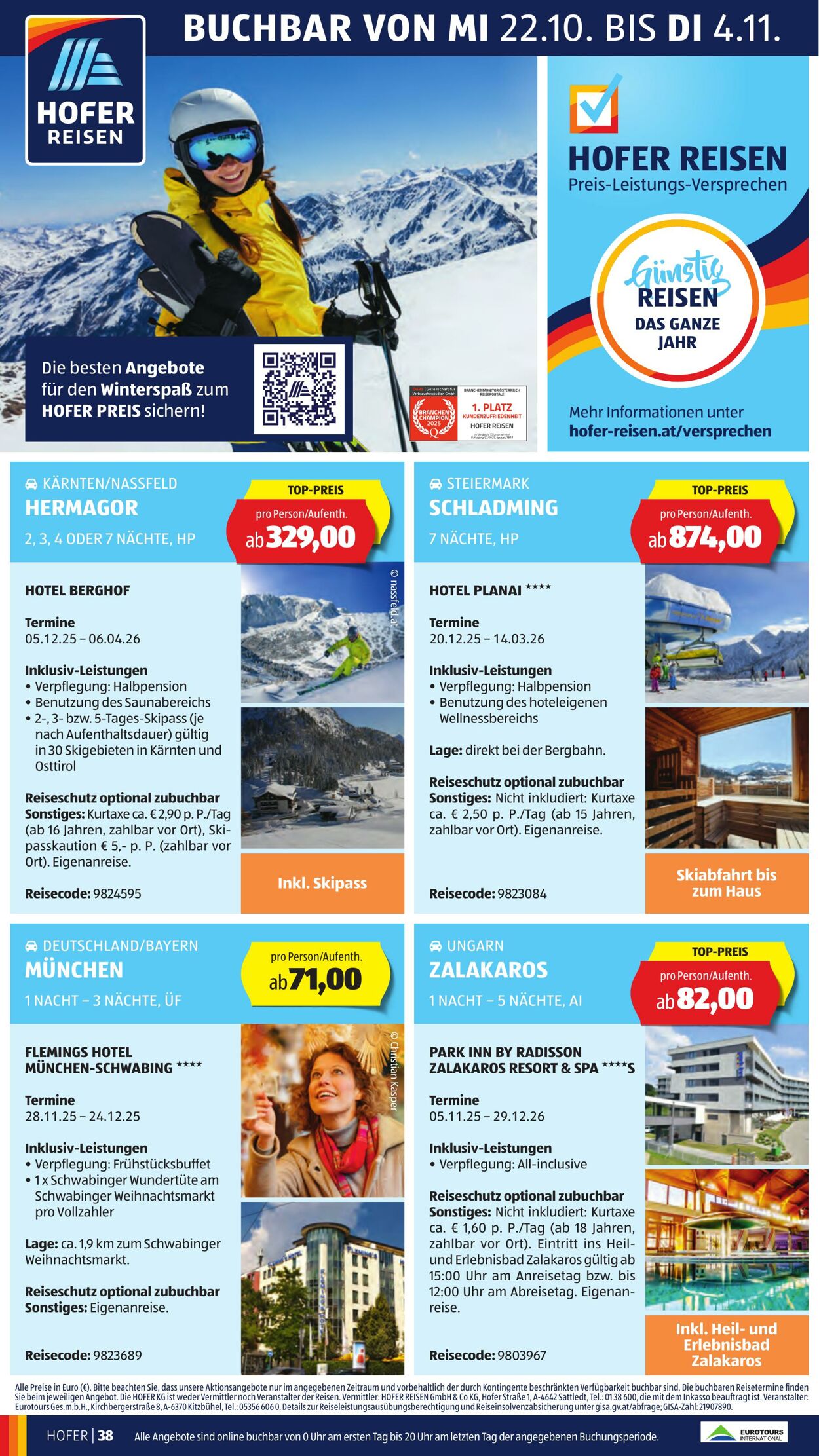 Prospekt Hofer 24.10.2025 - 30.10.2025