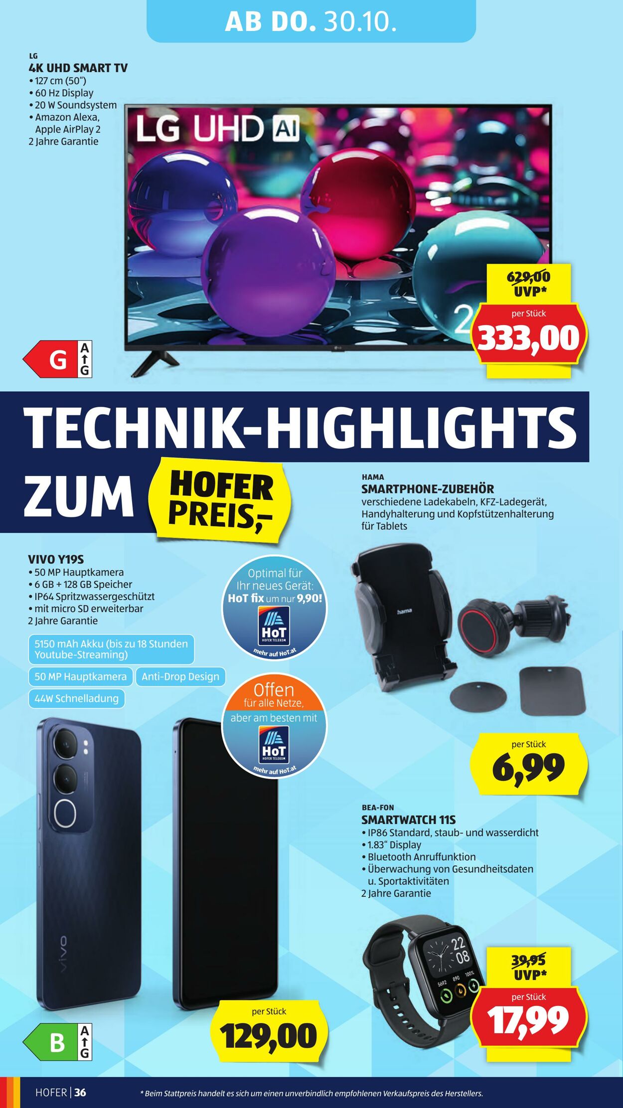 Prospekt Hofer 24.10.2025 - 30.10.2025
