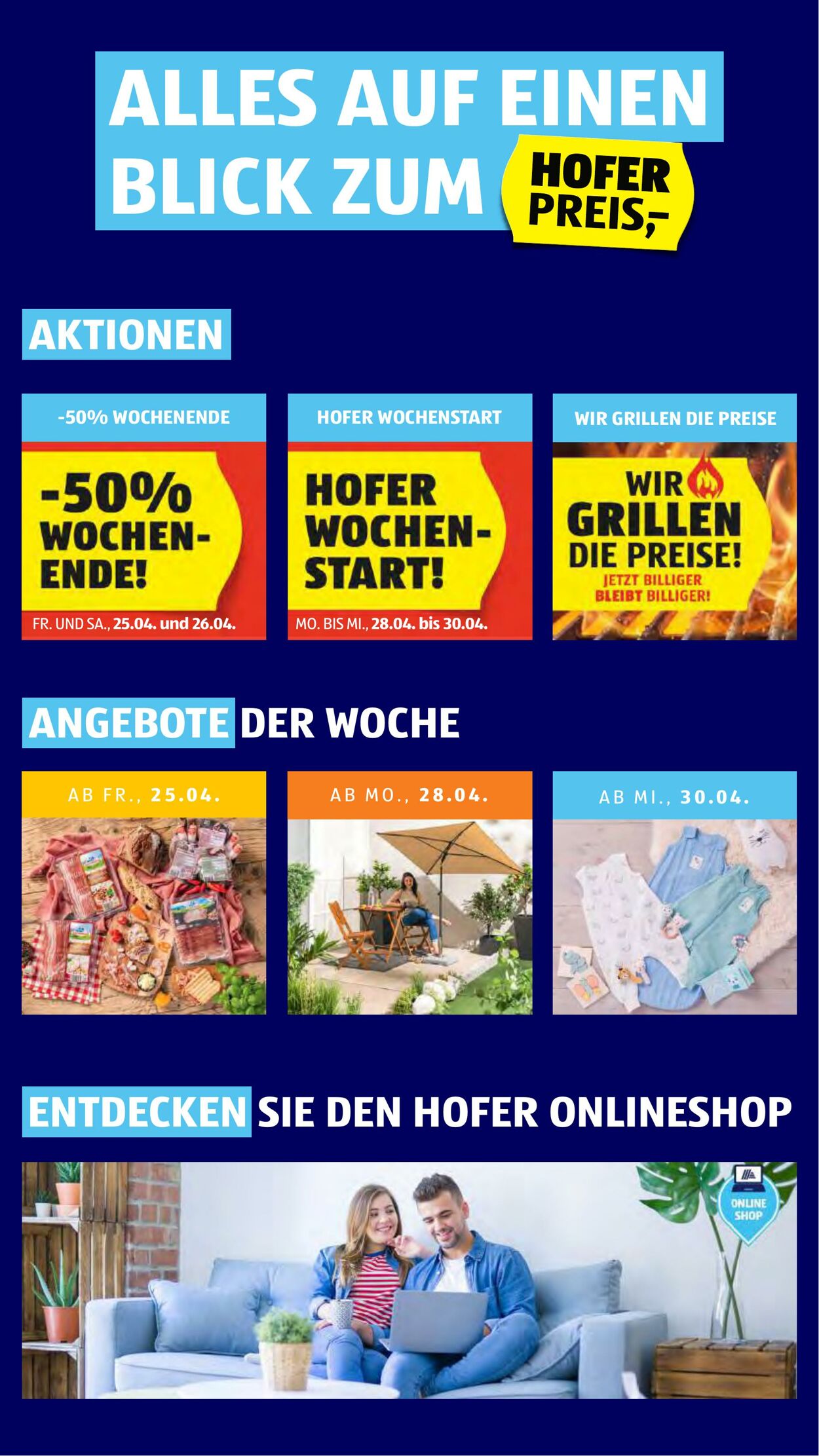 Prospekt Hofer 25.04.2025 - 30.04.2025