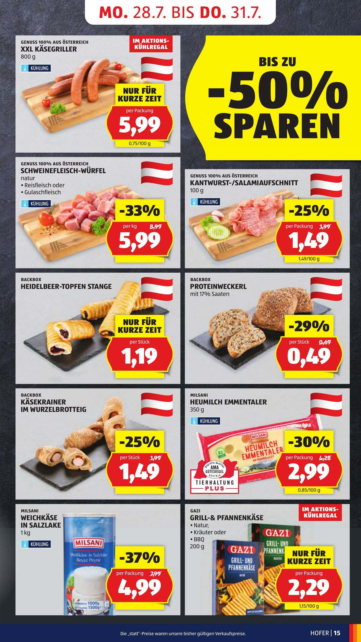 Prospekt Hofer 25.07.2025 - 31.07.2025