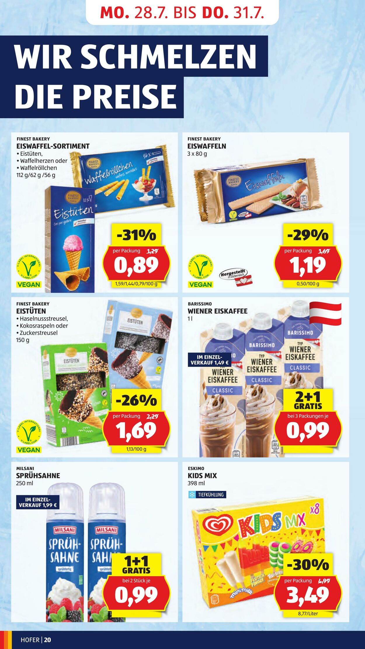 Prospekt Hofer 25.07.2025 - 31.07.2025