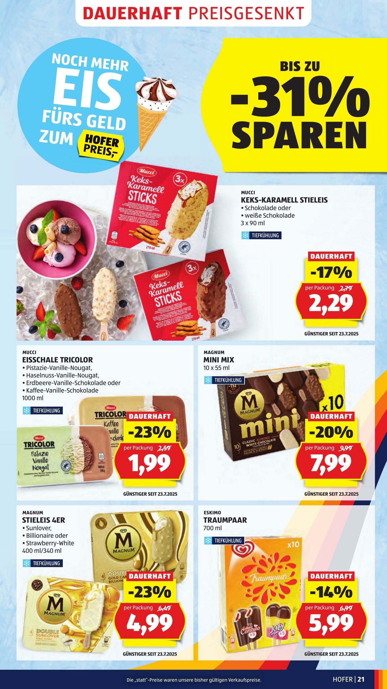 Prospekt Hofer 25.07.2025 - 31.07.2025