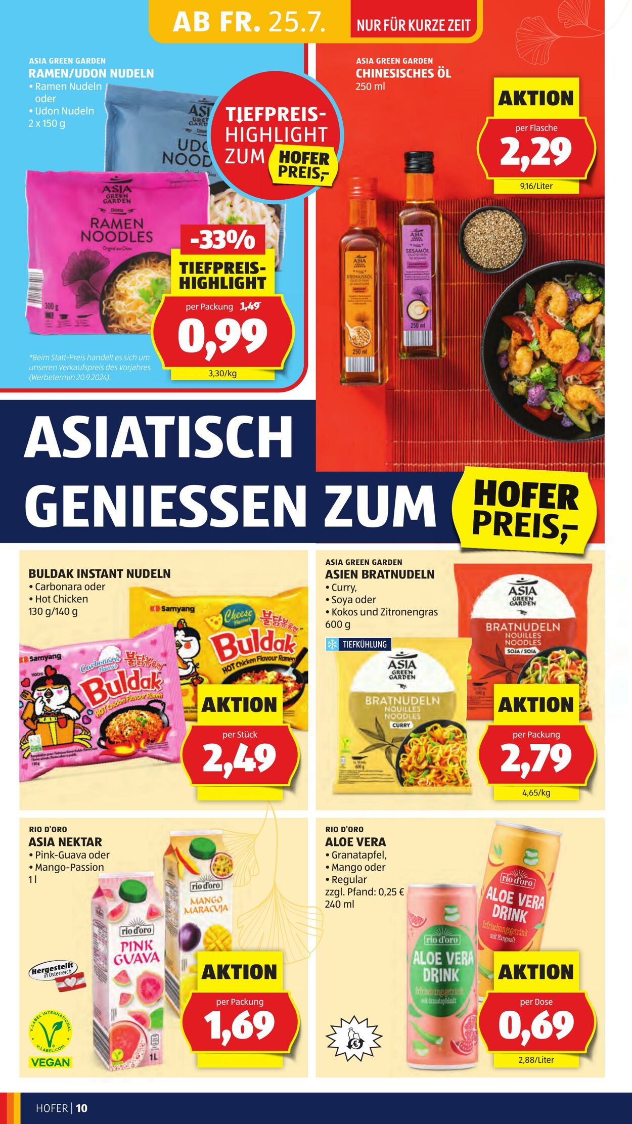 Prospekt Hofer 25.07.2025 - 31.07.2025