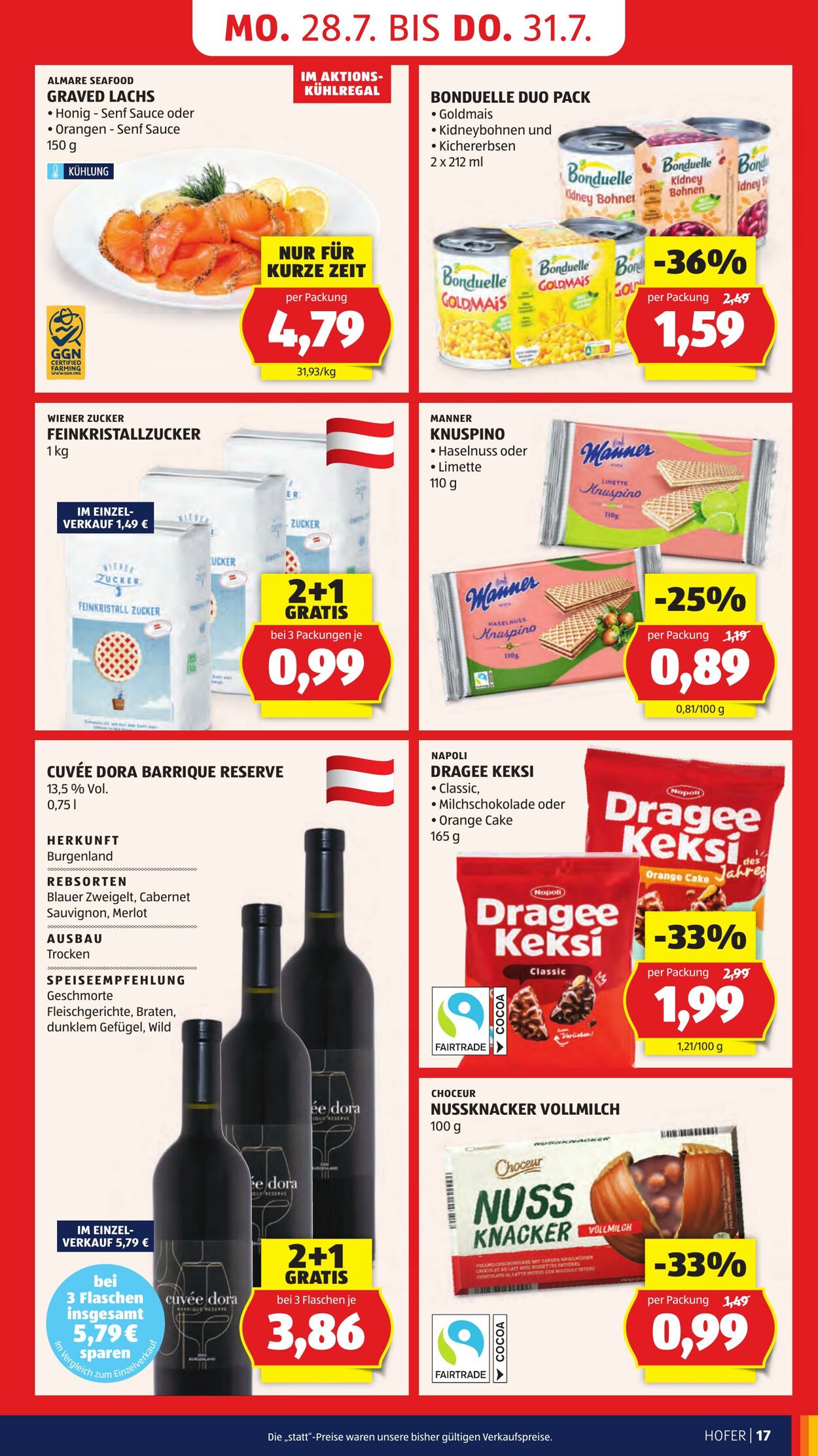 Prospekt Hofer 25.07.2025 - 31.07.2025