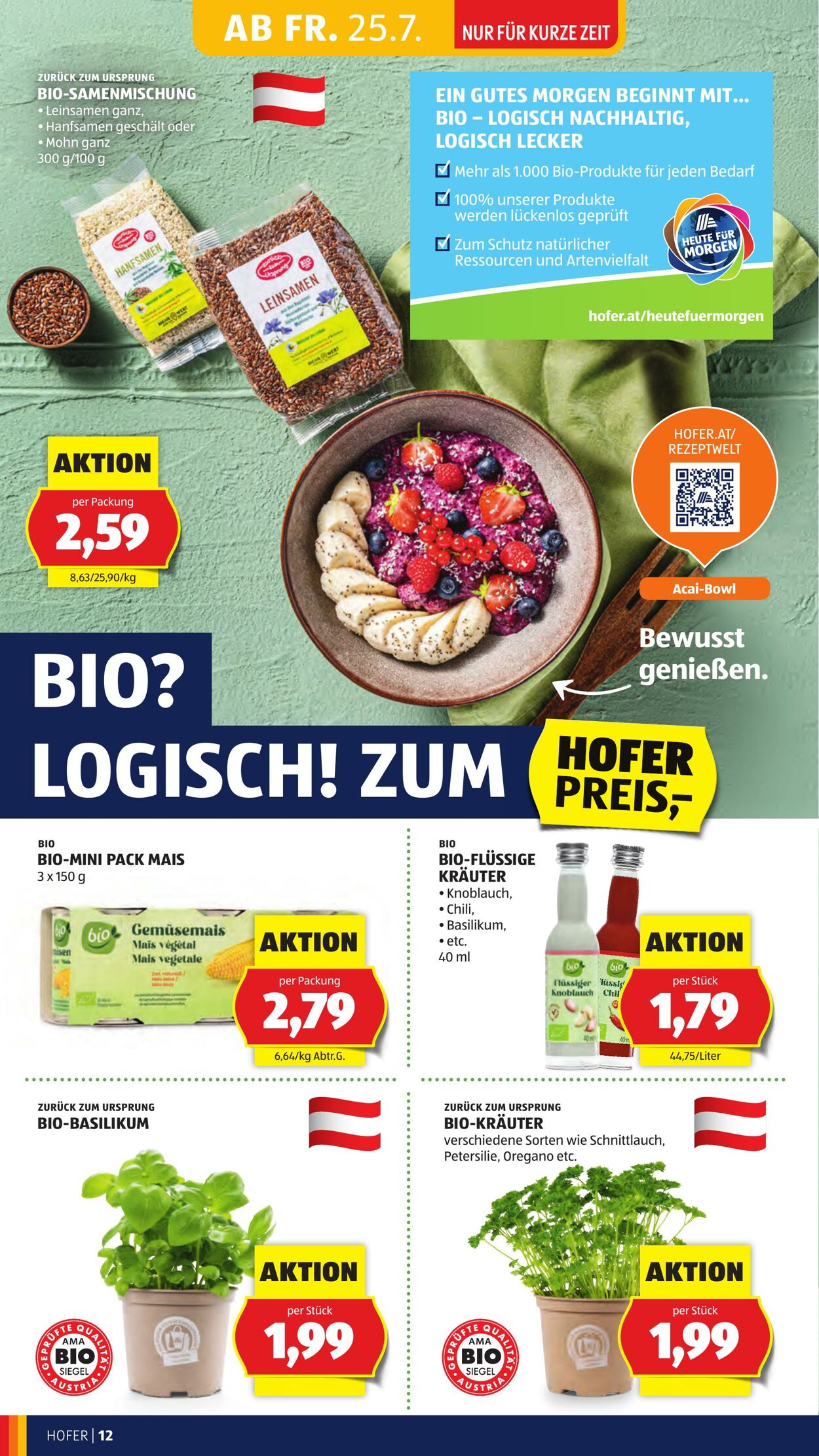 Prospekt Hofer 25.07.2025 - 31.07.2025