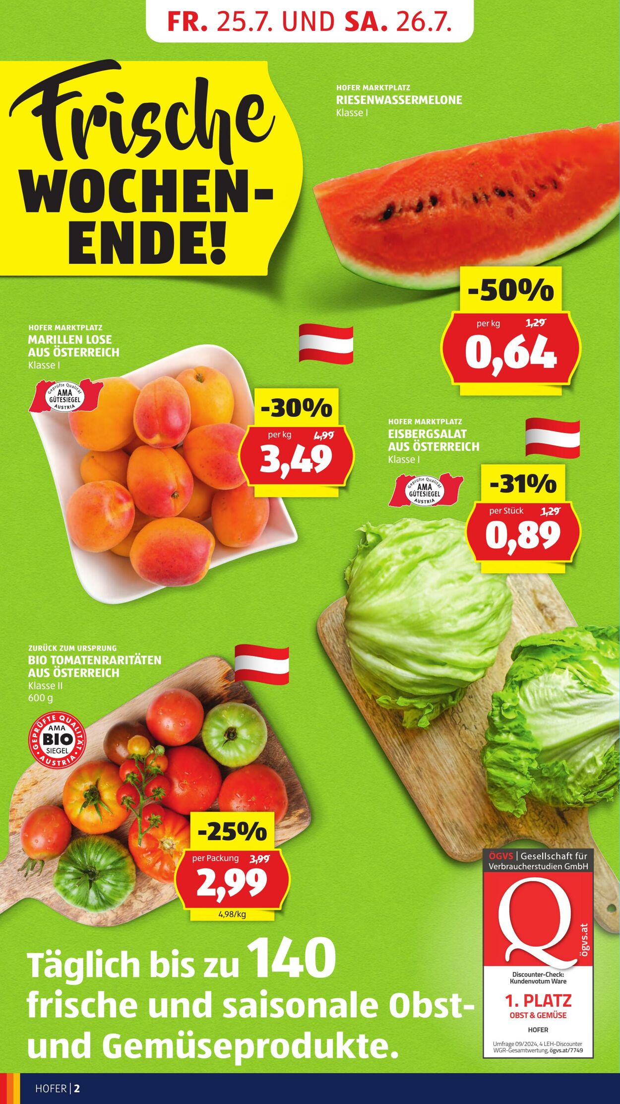 Prospekt Hofer 25.07.2025 - 31.07.2025